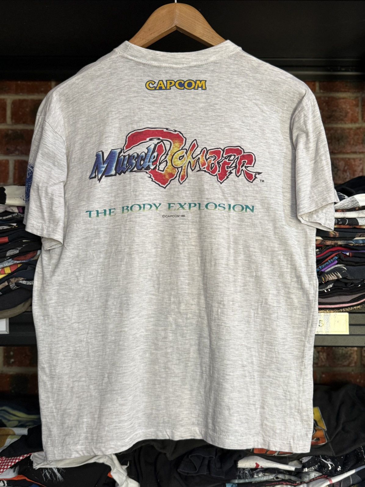WWF Vintage 90s Capcom Professional Association Japan Tee Size US M / EU 48-50 / 2 - 1 Thumbnail