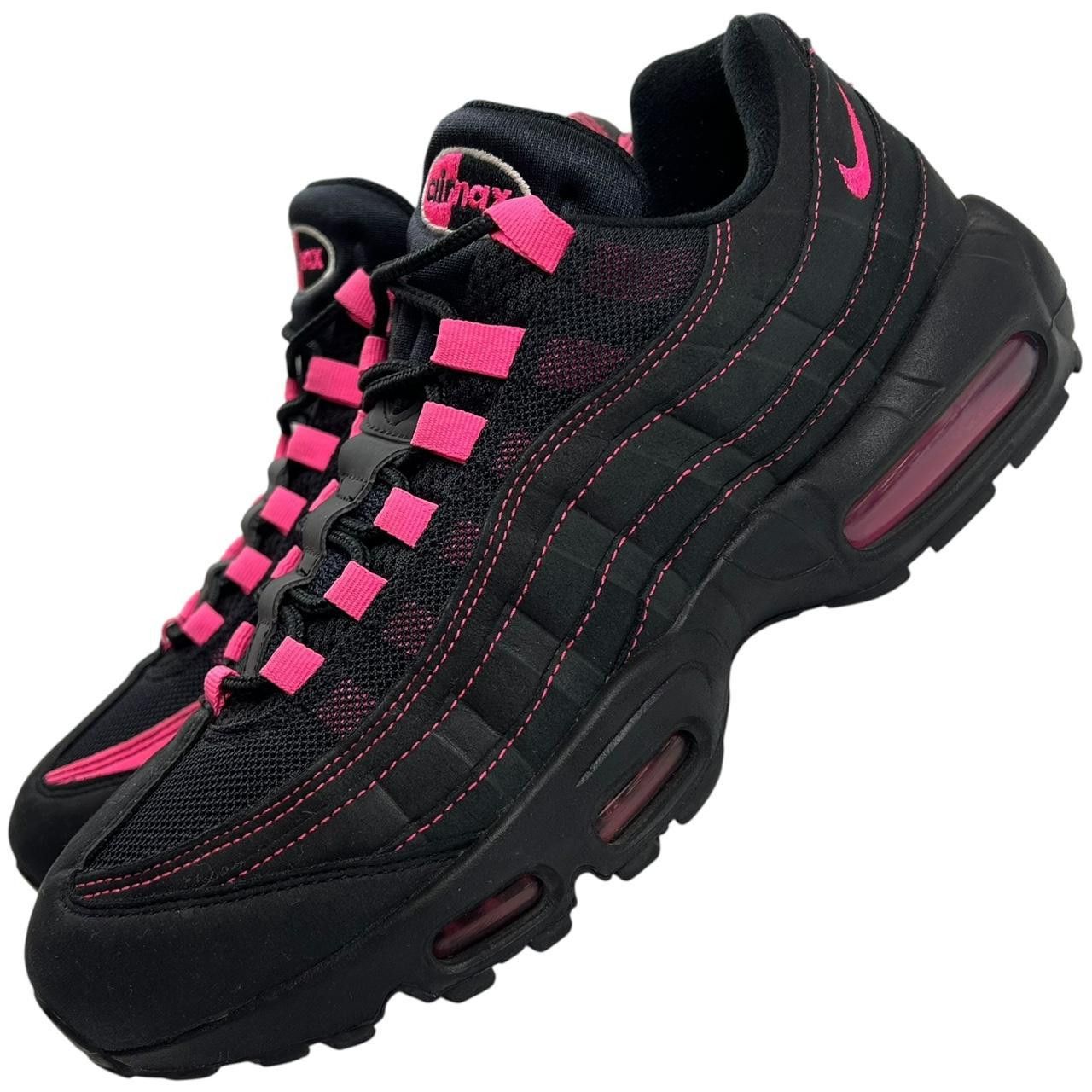 Nike Nike Air Max 95 Black Pink Blast - Size US 10.5 / EU 44.5 Size US 10.5 / EU 43-44 - 2 Thumbnail