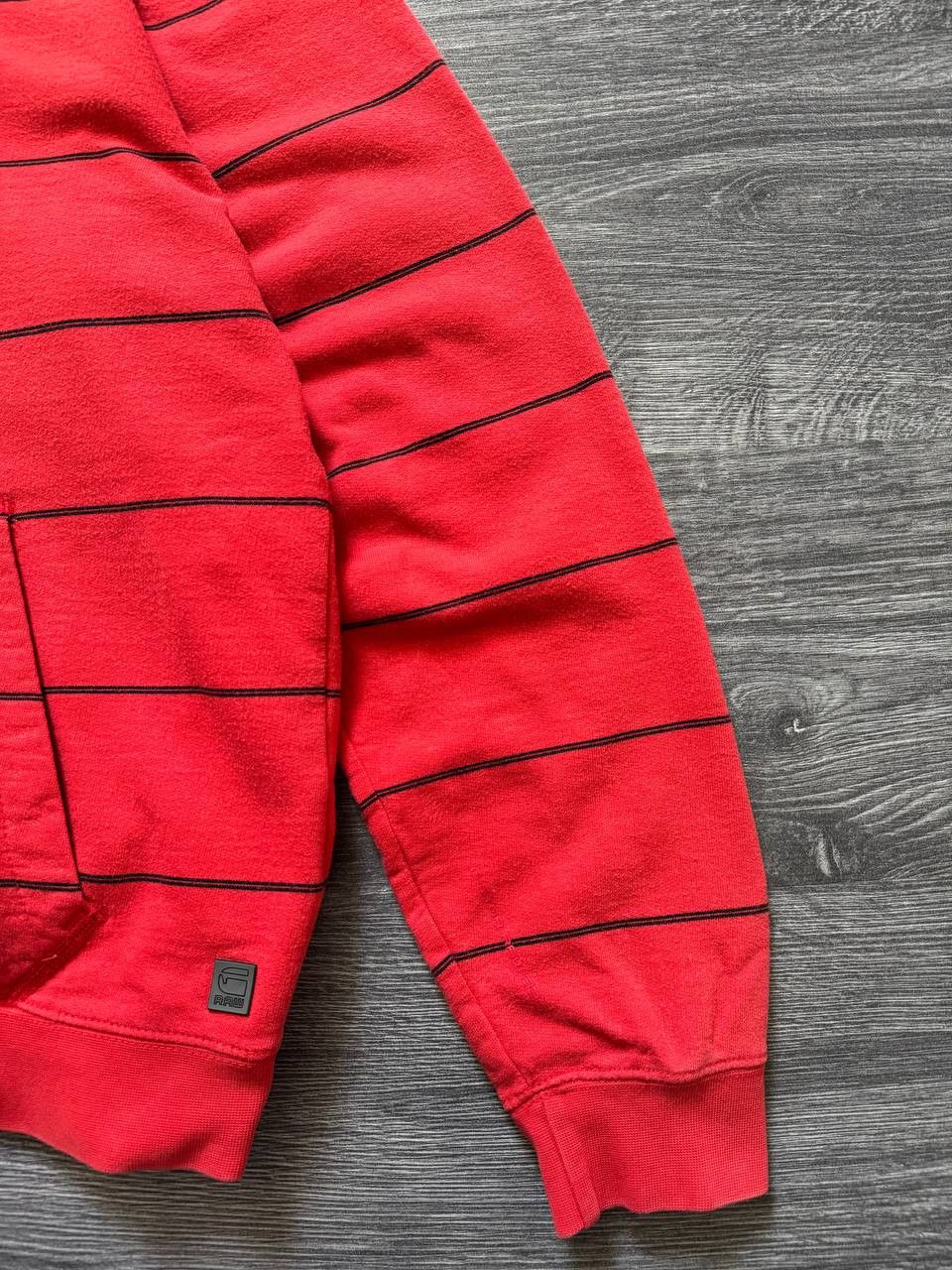 G-Star Vintage 00s G-star Raw Striped Hoodie Y2K Big Logo Size US L / EU 52-54 / 3 - 5 Thumbnail
