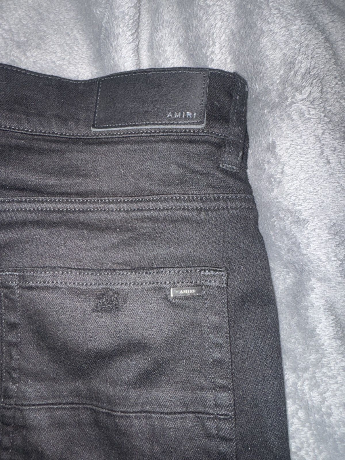 Amiri Black Amiri Mx1 Jeans Size US 33 - 2 Thumbnail