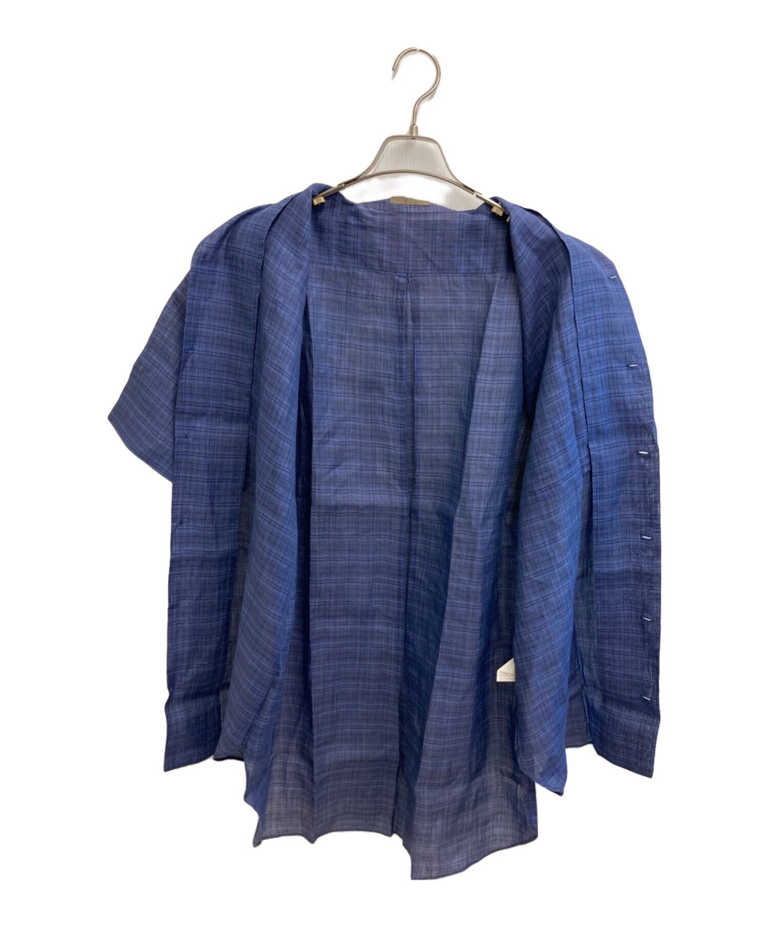 Yohji Yamamoto Checkered Linen Shirt Size US XL / EU 56 / 4 - 3 Thumbnail