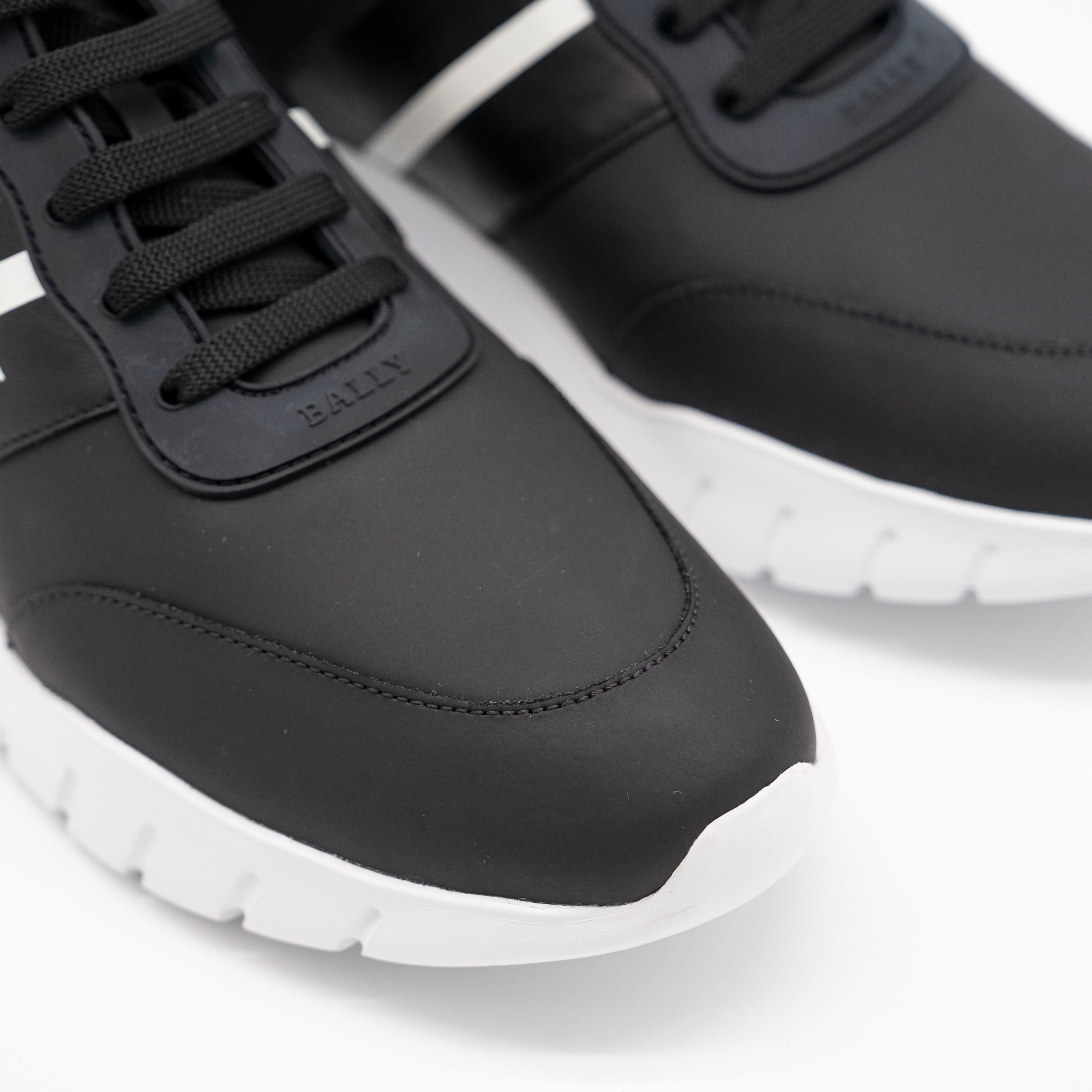 Bally 13 Bally Bronnye Black Sneakers Leather White Size US 13 / EU 46 - 7 Thumbnail
