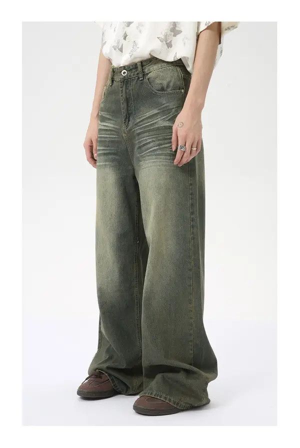 Jean Matsumaru x Kon Baggy Wide Leg Denim Jeans Size US 33 - 7 Thumbnail