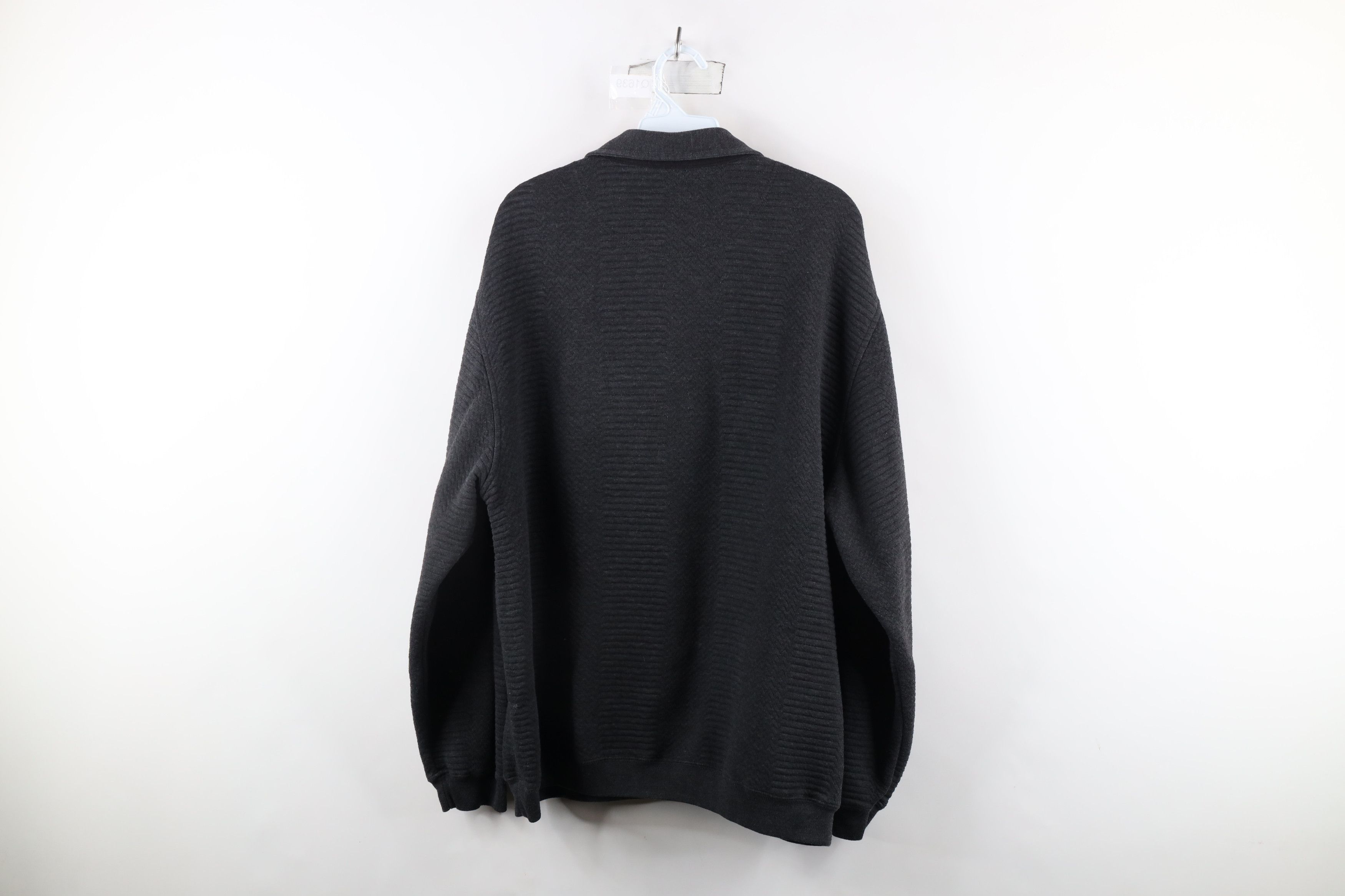Vintage Vintage 90s Streetwear Knit Collared Pullover Sweatshirt Size US L / EU 52-54 / 3 - 9 Thumbnail