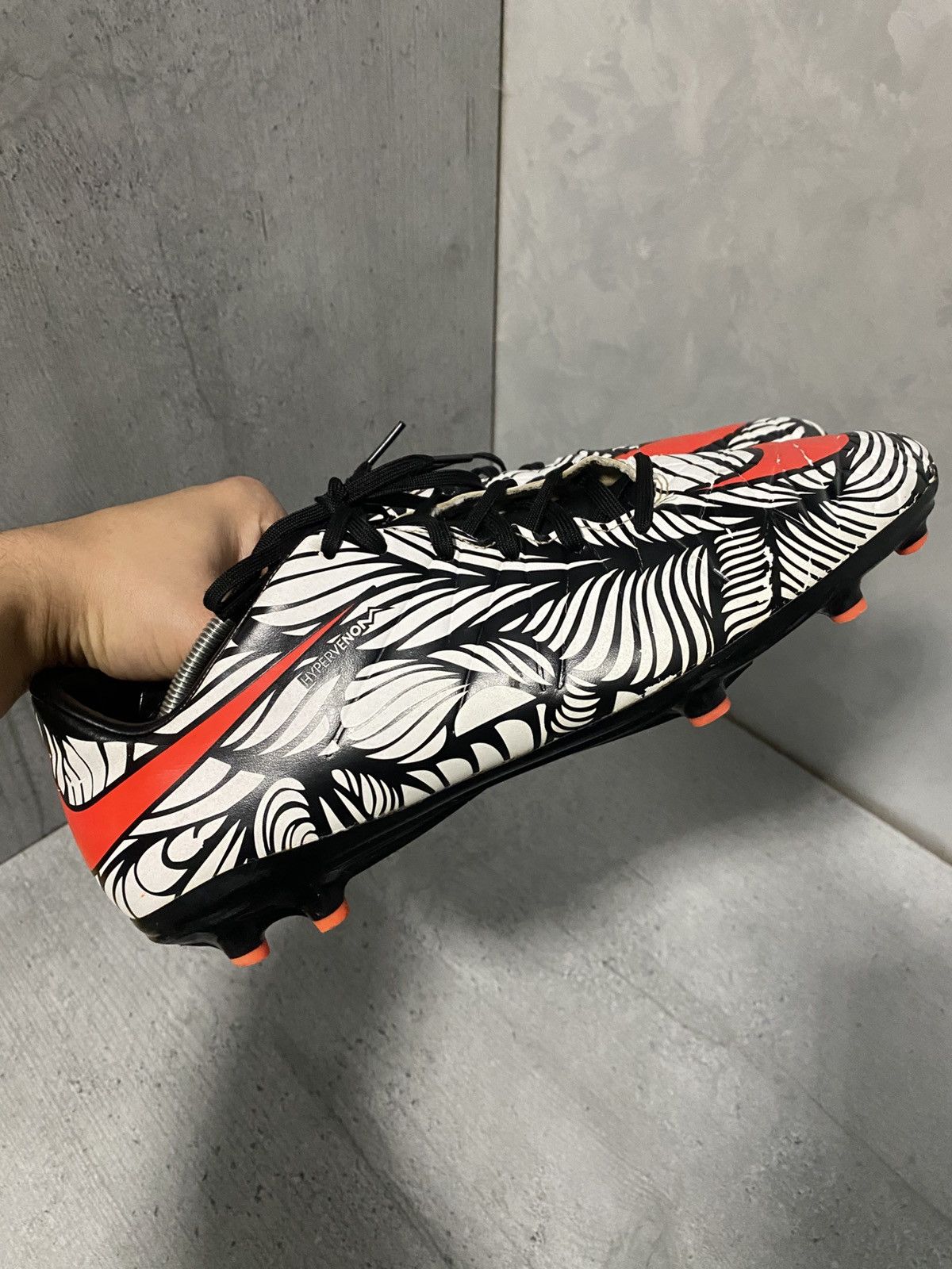 Nike NIKE Hypervenom Phelon II FG Neymar Soccer Cleats Boots US10 Size US 10 / EU 43 - 5 Thumbnail
