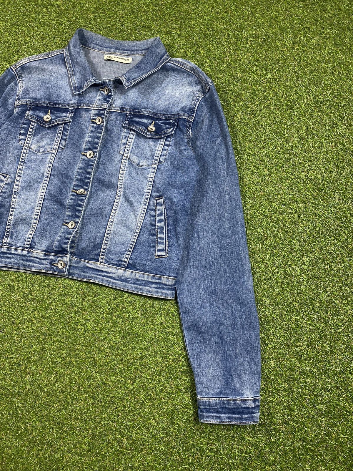 Vintage Vintage 90s Jeans jacket japanese streetwear style Size XL / US 12-14 / IT 48-50 - 2 Thumbnail
