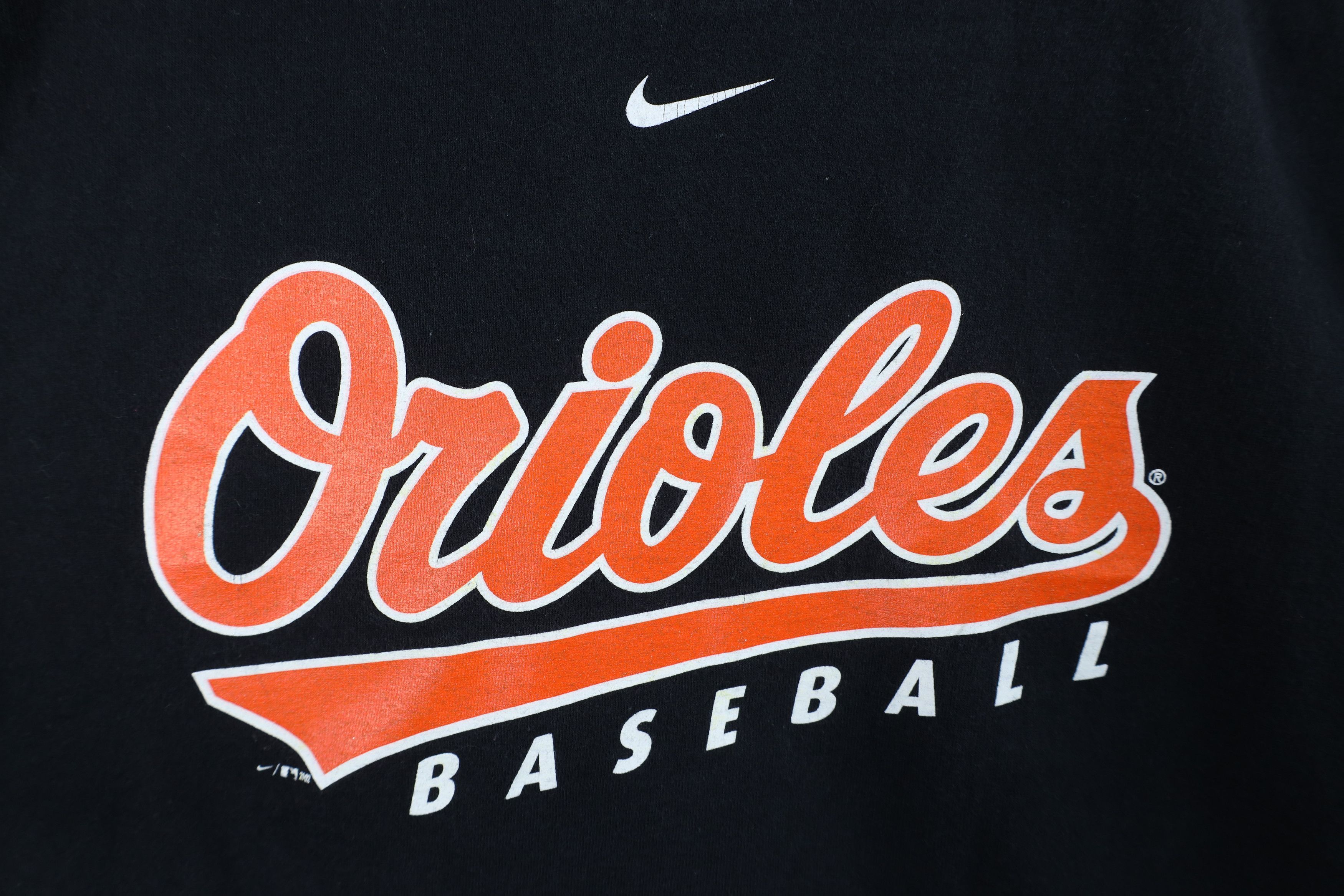 Nike Vintage 2002 Nike Swoosh Baltimore Orioles T-Shirt USA Size US XL / EU 56 / 4 - 5 Thumbnail