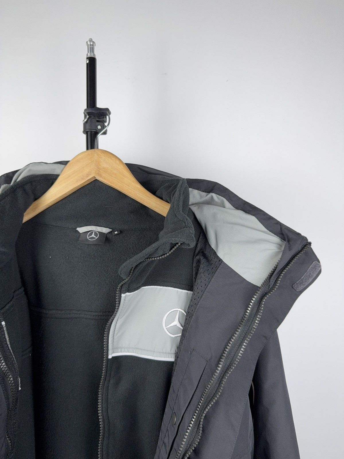Mercedes-Benz × Vintage Official Mercedes ninja Racing Black F1 Big Logo 90s Rare Size US M / EU 48-50 / 2 - 7 Thumbnail