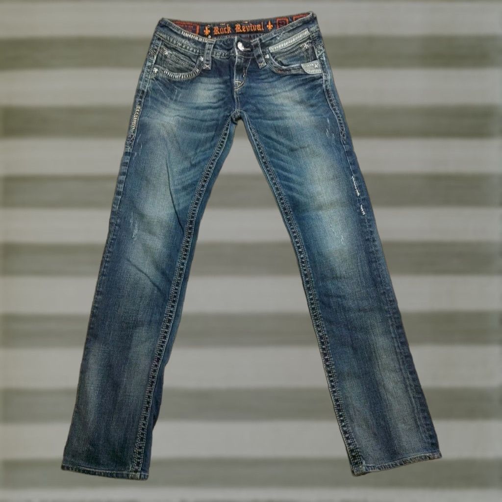 Vintage Rock Revival Gwen Boot Jeans Shirt? Size 27" / US 4 / IT 40 - 1 Thumbnail