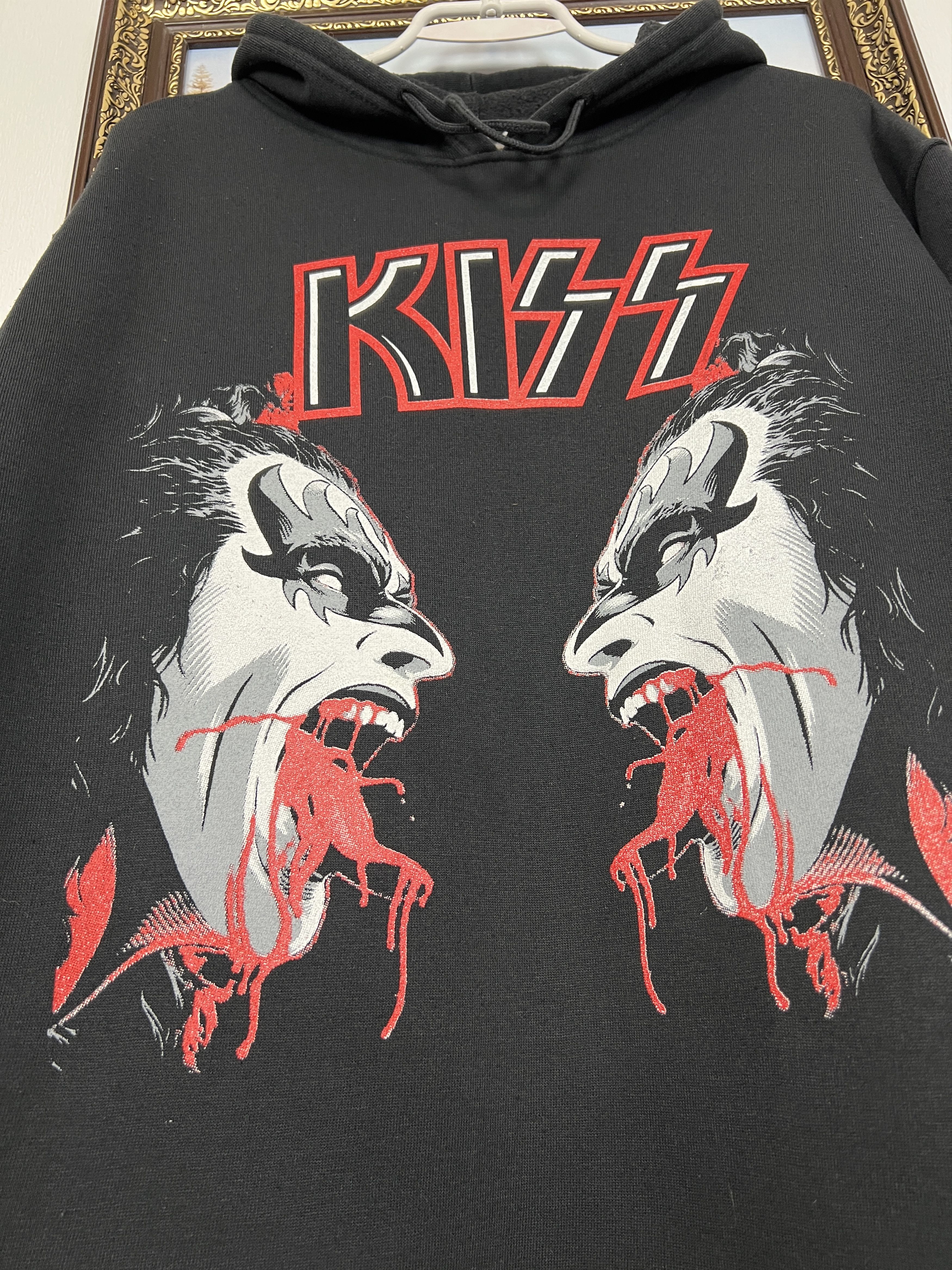 Vintage Vintage Kiss Sonic Boom Hoodie Band Over Print Jacket Size US S / EU 44-46 / 1 - 3 Thumbnail