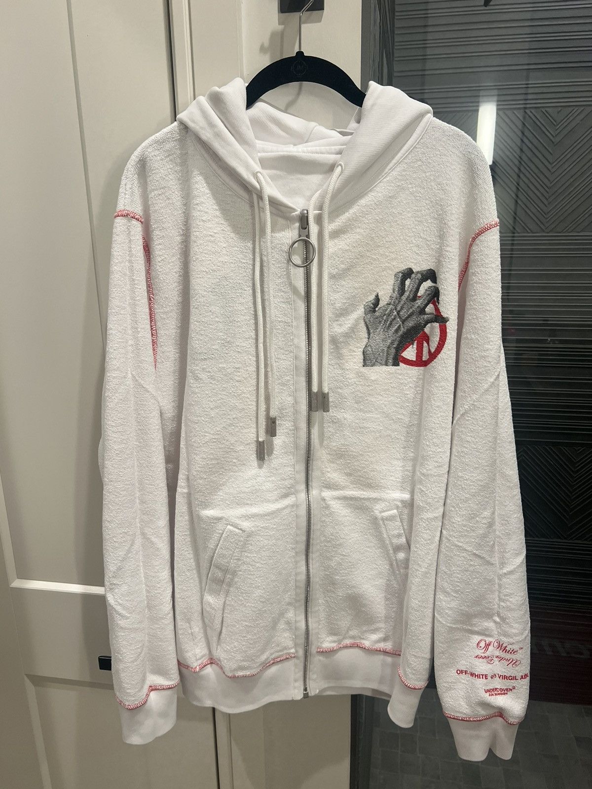 Off-White × Undercover OFF-White x Undercover RVRS Skeleton Hoodie Size US L / EU 52-54 / 3 - 13 Thumbnail