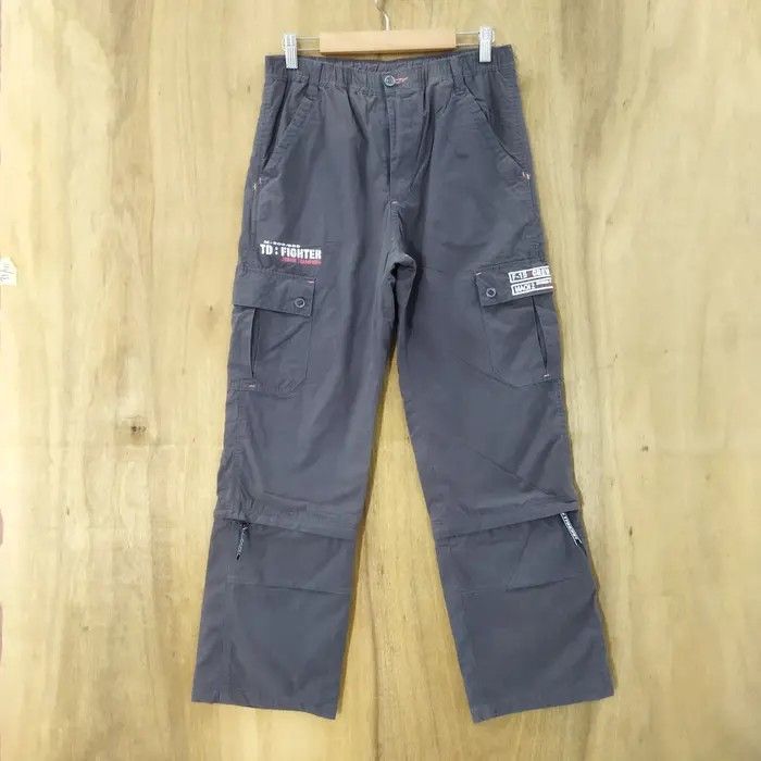 Japanese Brand TP FIGHTER GREY CARGO PANTS Size US 28 / EU 44 - 1 Thumbnail