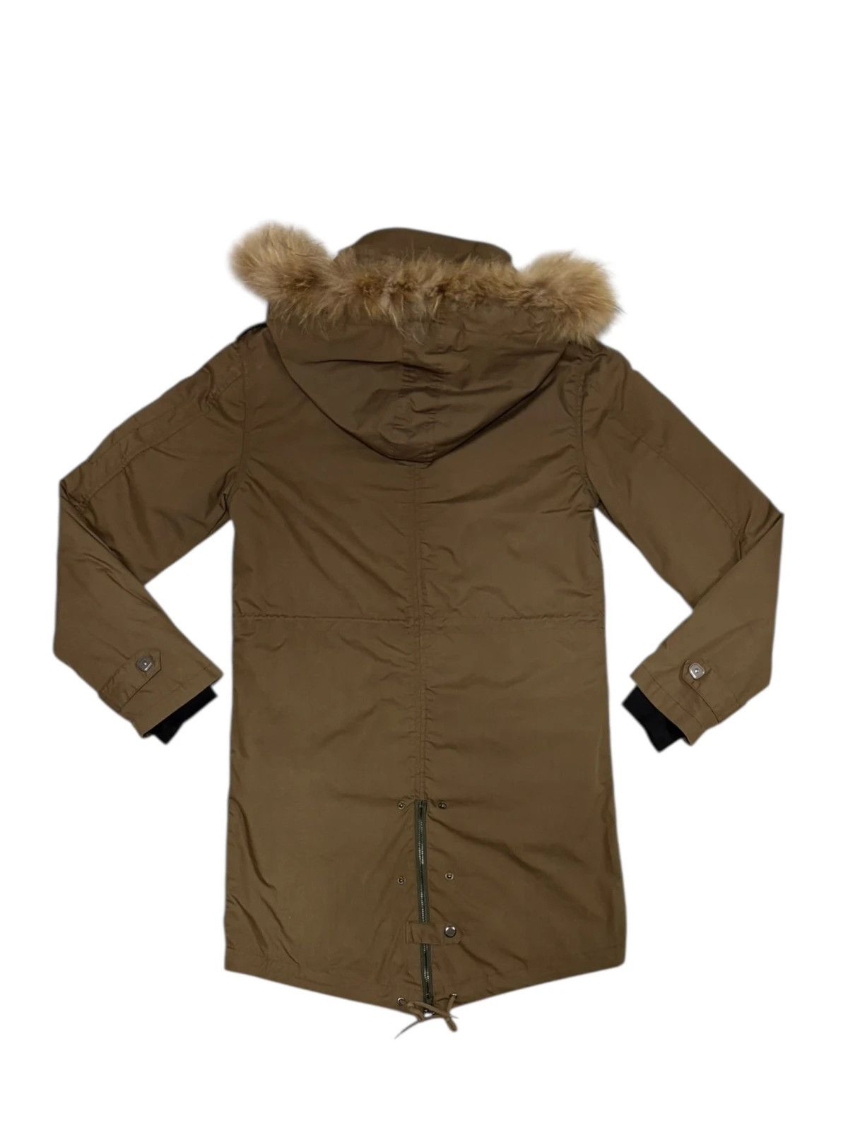 Tornado Mart Tornado Mart parka khaki brown fur hood mod coat Size US S / EU 44-46 / 1 - 6 Thumbnail