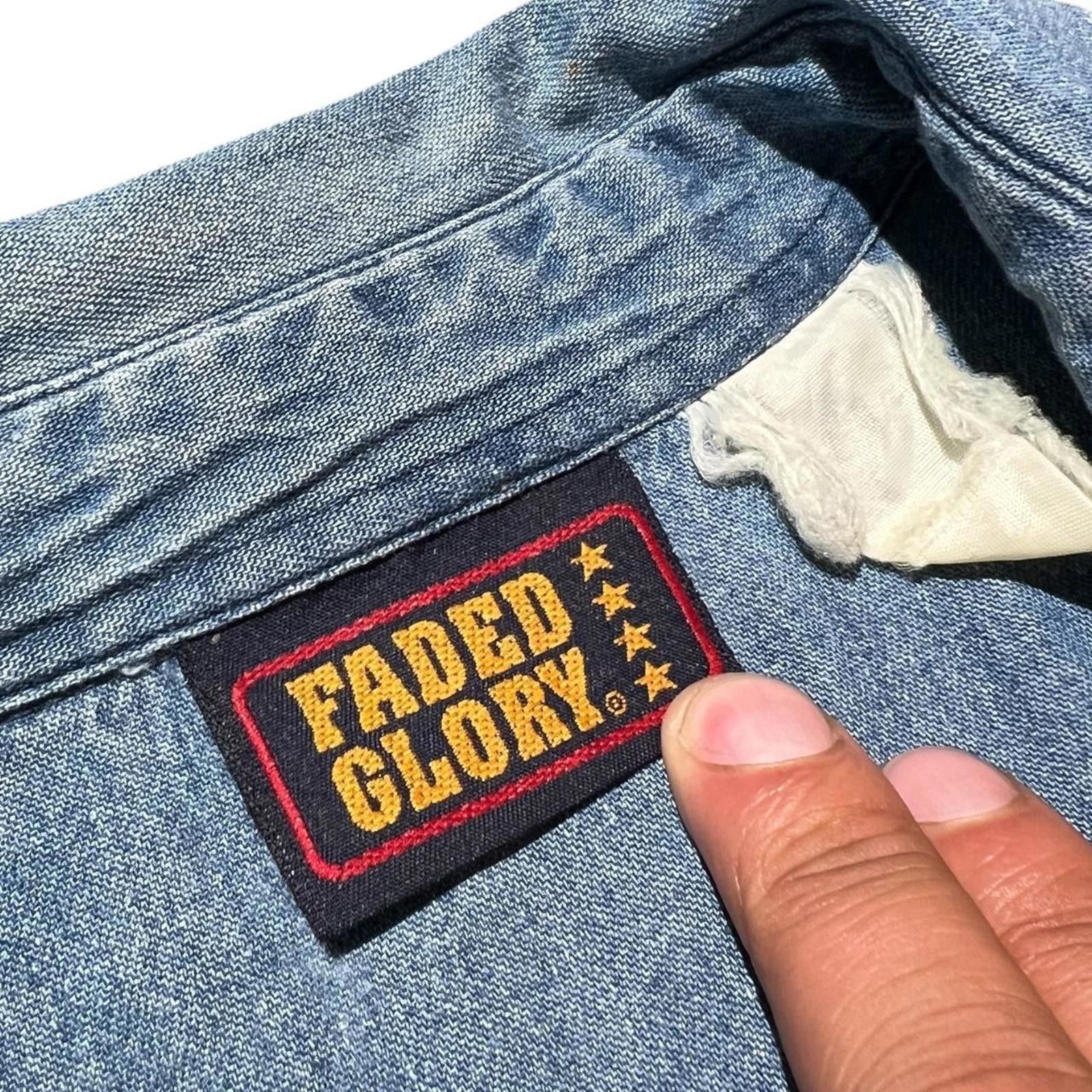 Faded Glory Vintage 90s Faded Glory Flannel Button Down Shirt Size US XL / EU 56 / 4 - 5 Thumbnail