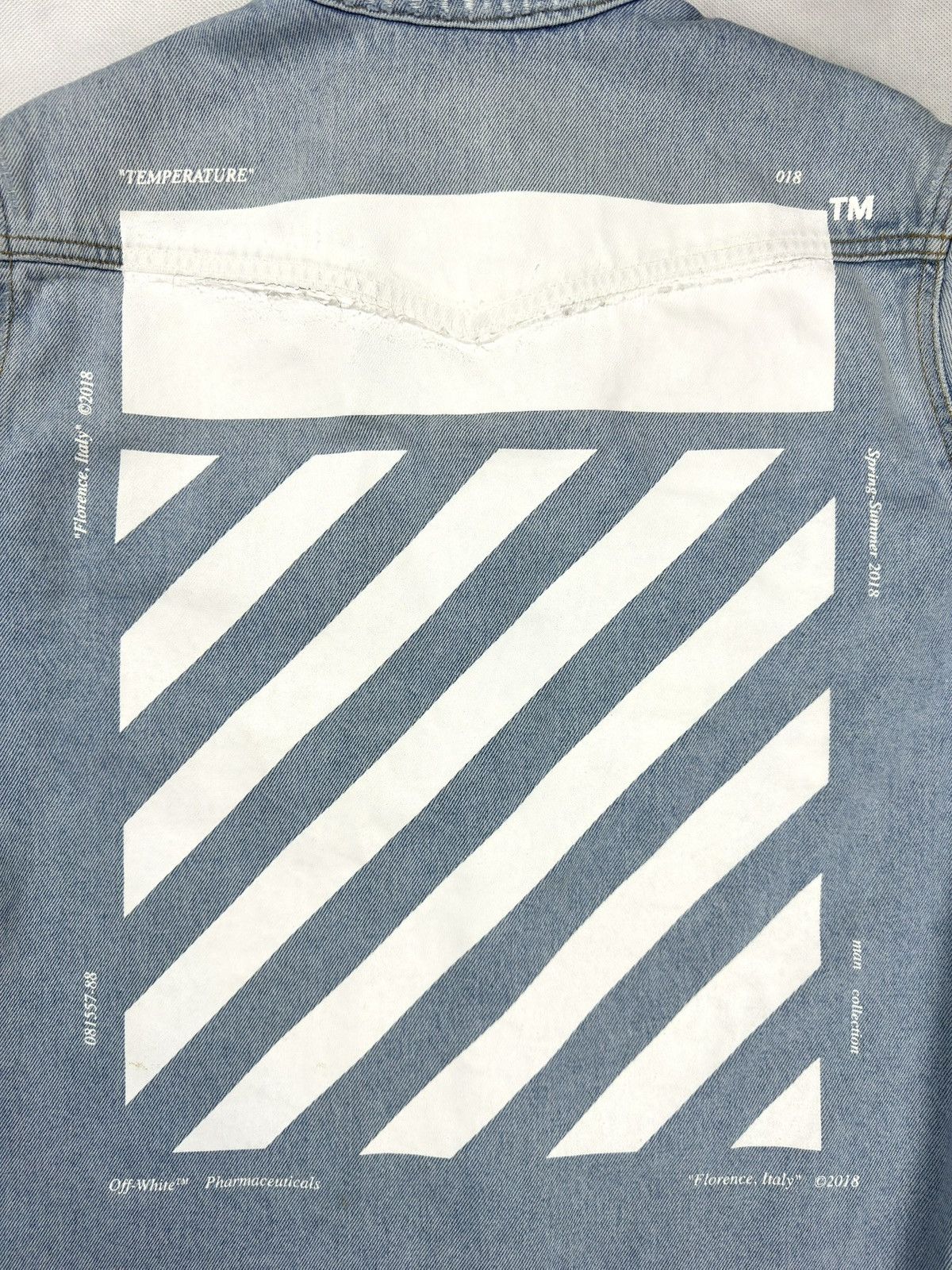 Off-White Off-White Temperature 2018 denim shirt jacket S Size US S / EU 44-46 / 1 - 9 Thumbnail