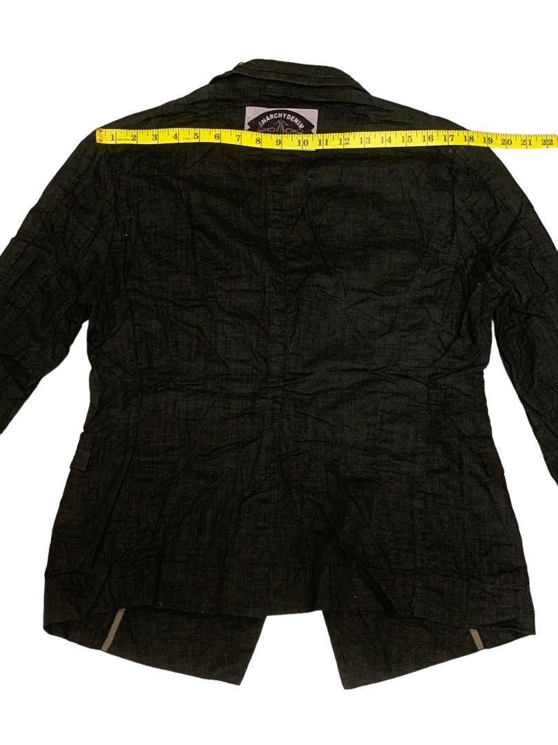 Designer × Japanese Brand PPFM Anarchy Denim Eastern Rock Blazer Size L / US 10 / IT 46 - 12 Thumbnail