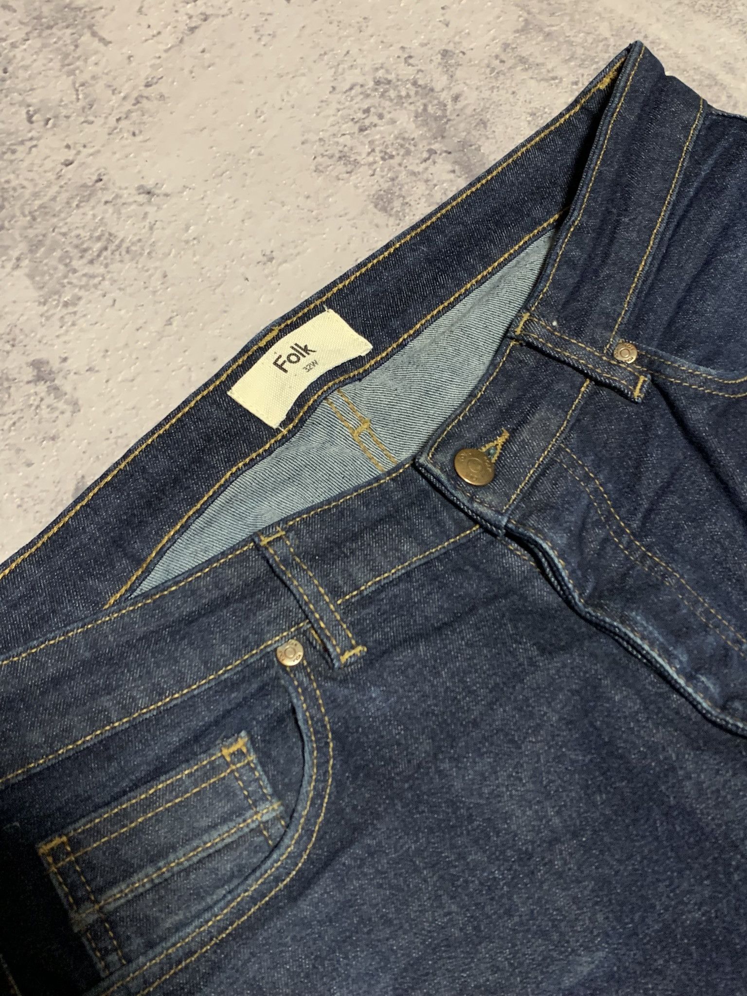 Folk Folk Selvage Jeans Size 32 Size US 32 / EU 48 - 3 Thumbnail