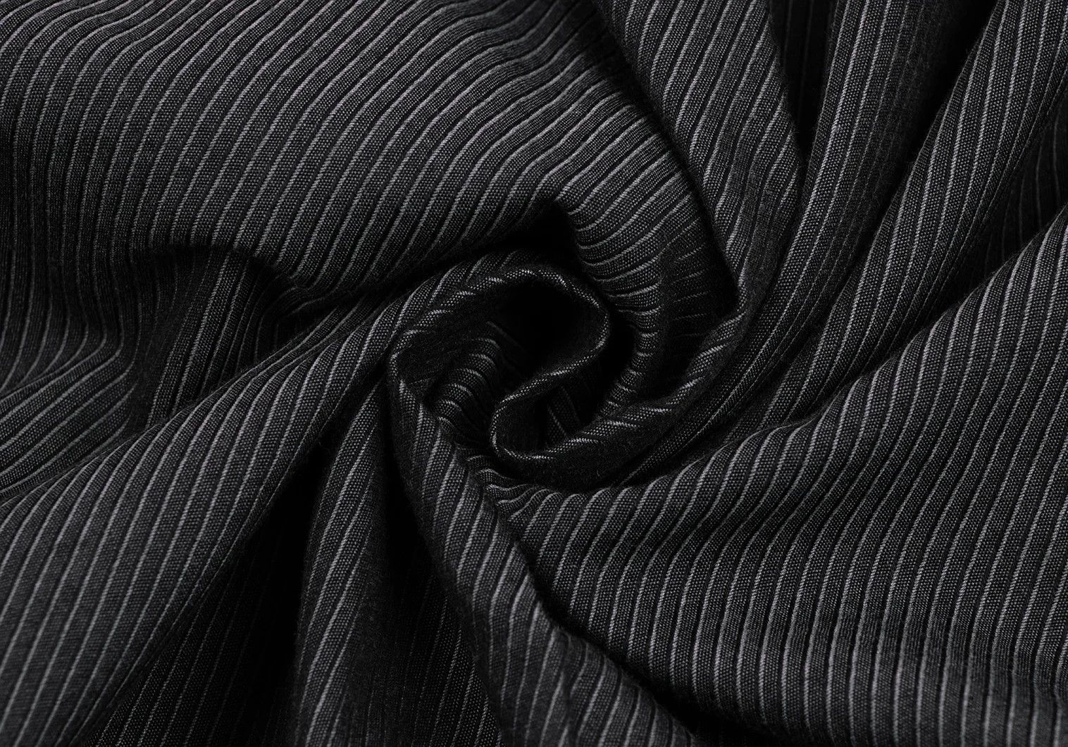 Jean Paul Gaultier Charcoal Pinstripe Shirt Size 50 in Good Condition Size US M / EU 48-50 / 2 - 16 Thumbnail