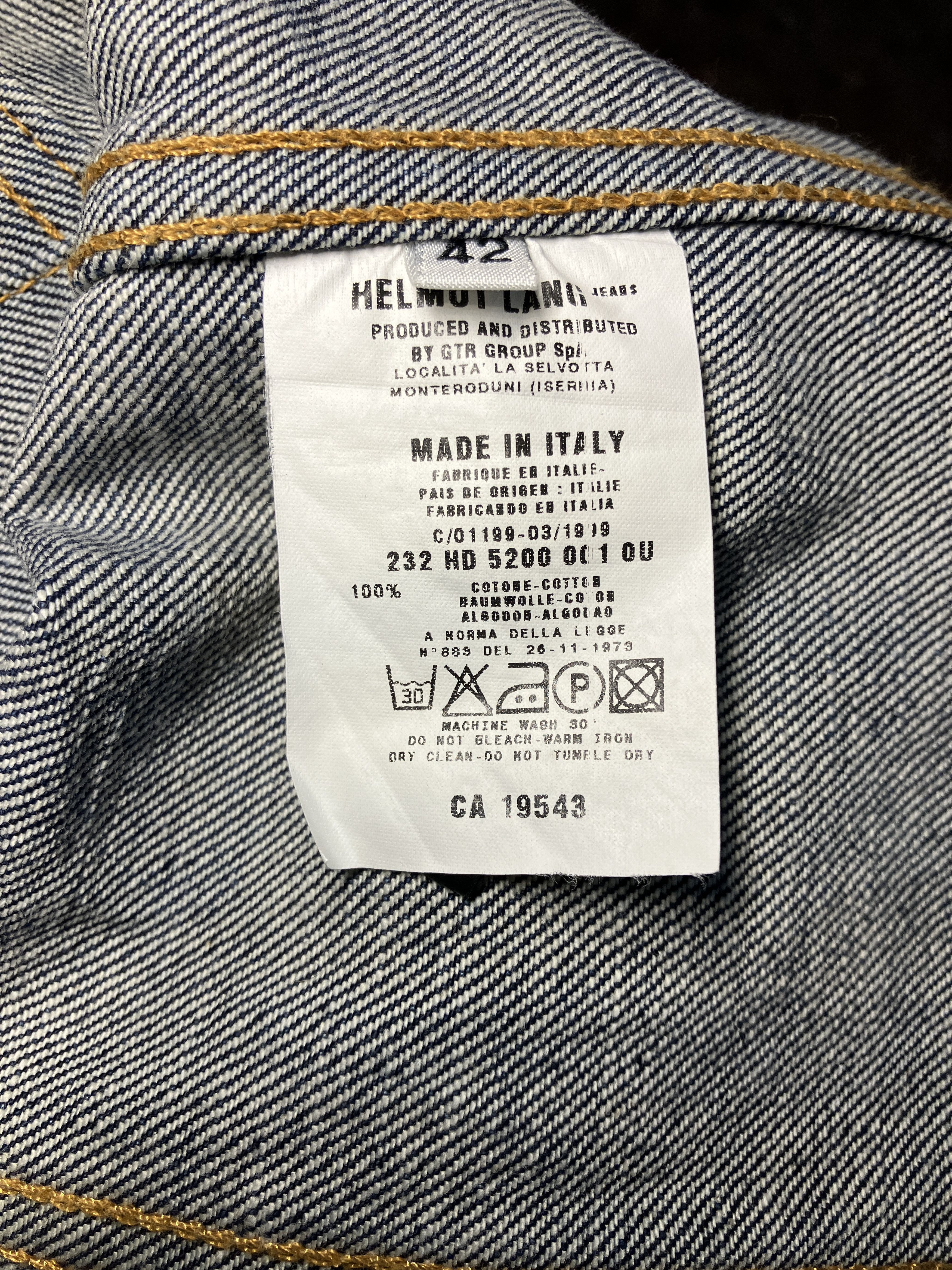 Helmut Lang [ARCHIVE] Vintage Helmut Lang Denim Jacket - Size M - Indigo Size M / US 6-8 / IT 42-44 - 6 Thumbnail
