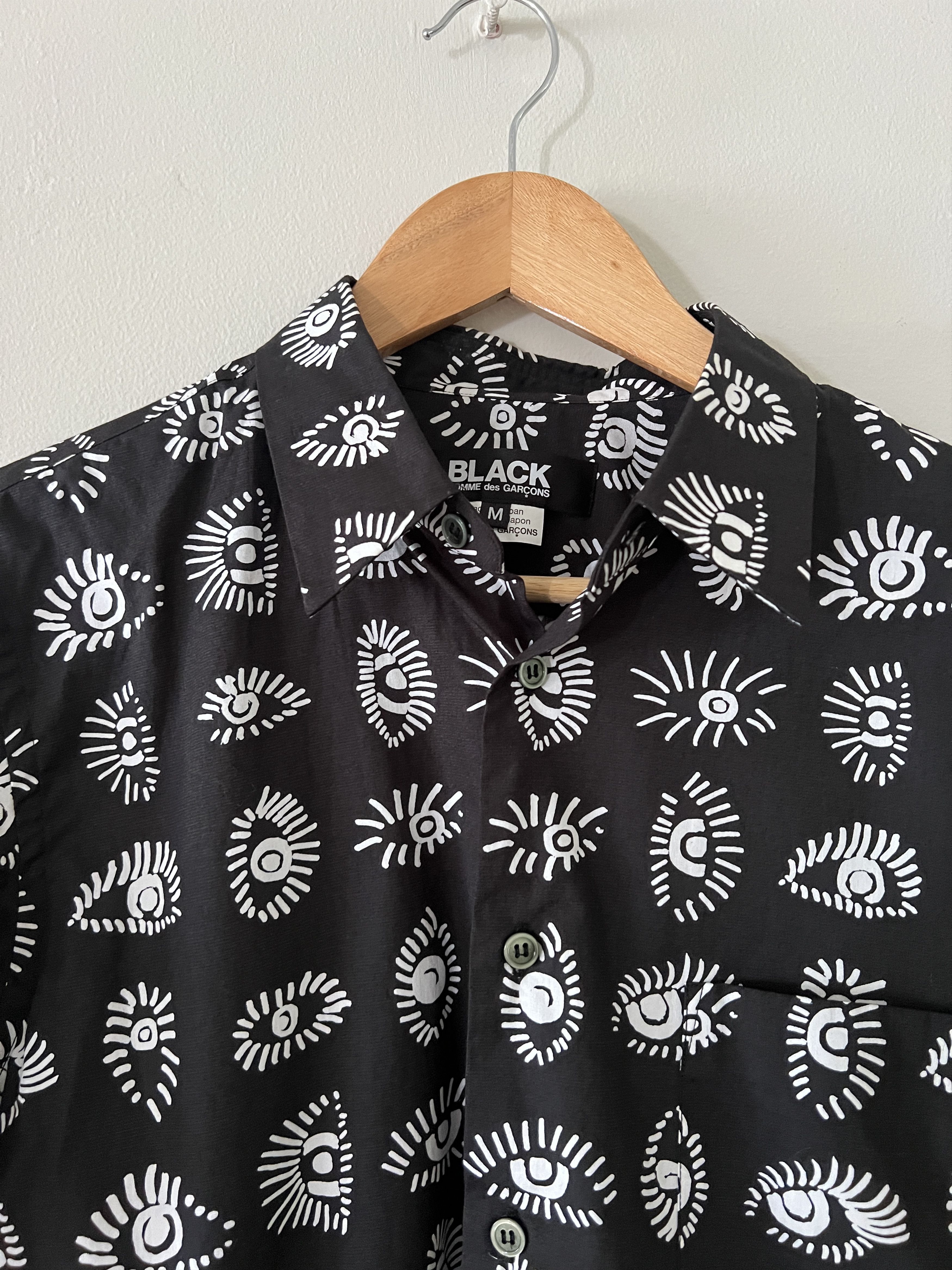 Comme des Garcons Black Comme Des Garcons, Black printed shirt Size US M / EU 48-50 / 2 - 4 Thumbnail