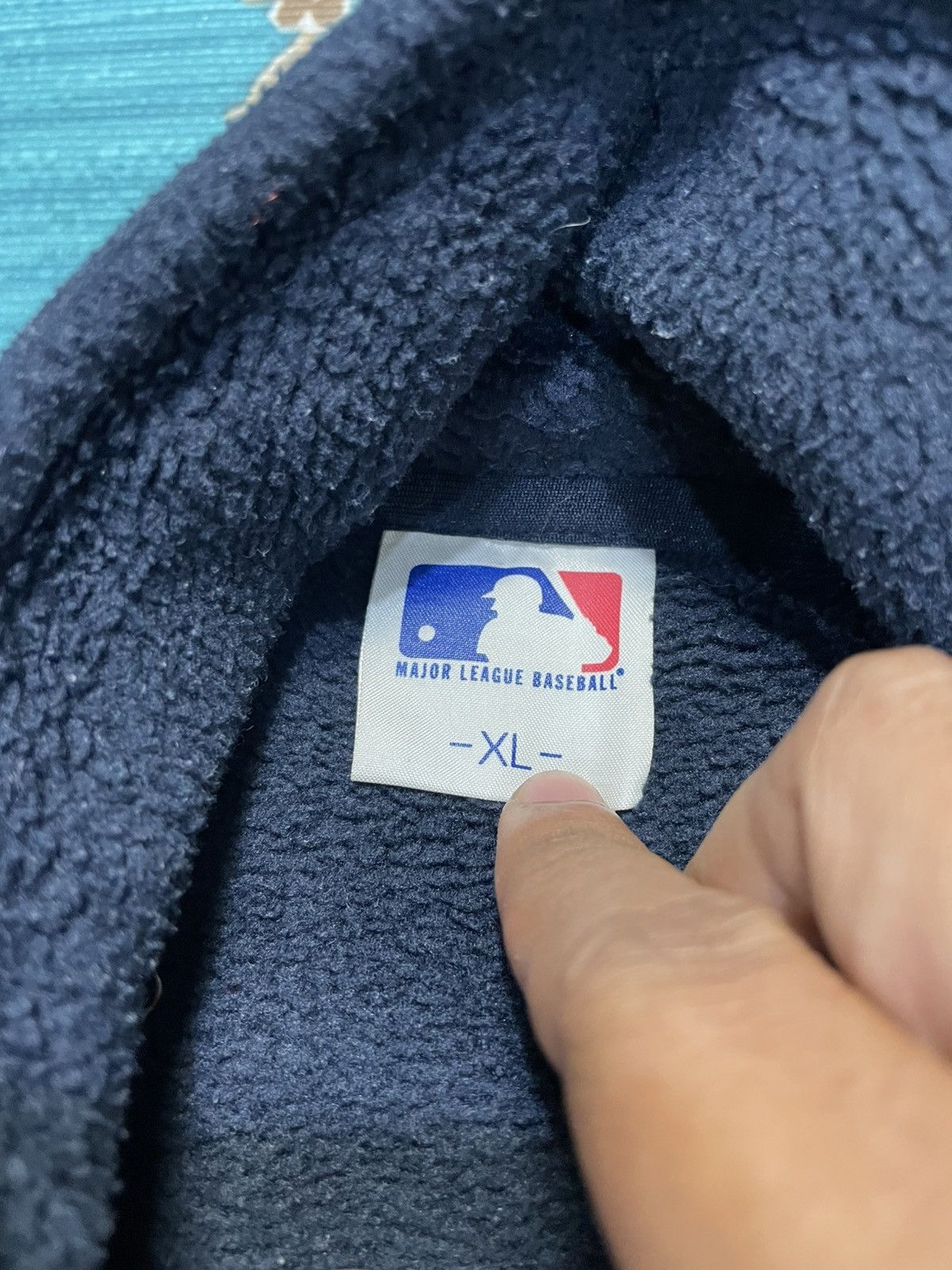 MLB 🔥Rare🔥 New York Yankees Fleece Jacket Size US XL / EU 56 / 4 - 5 Thumbnail