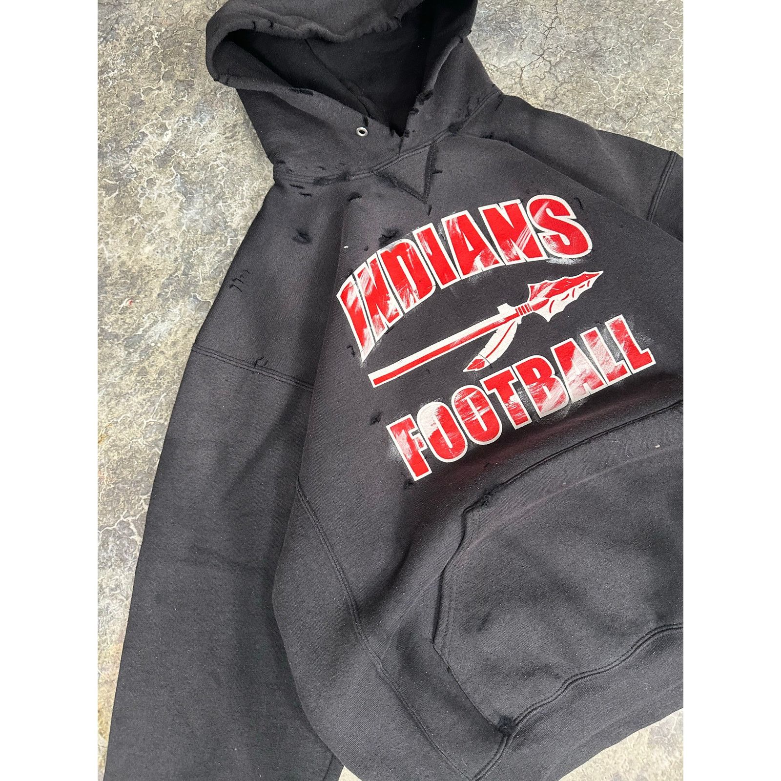 Russell Athletic Vintage Sun Faded College Hoodie Size US XL / EU 56 / 4 - 4 Thumbnail