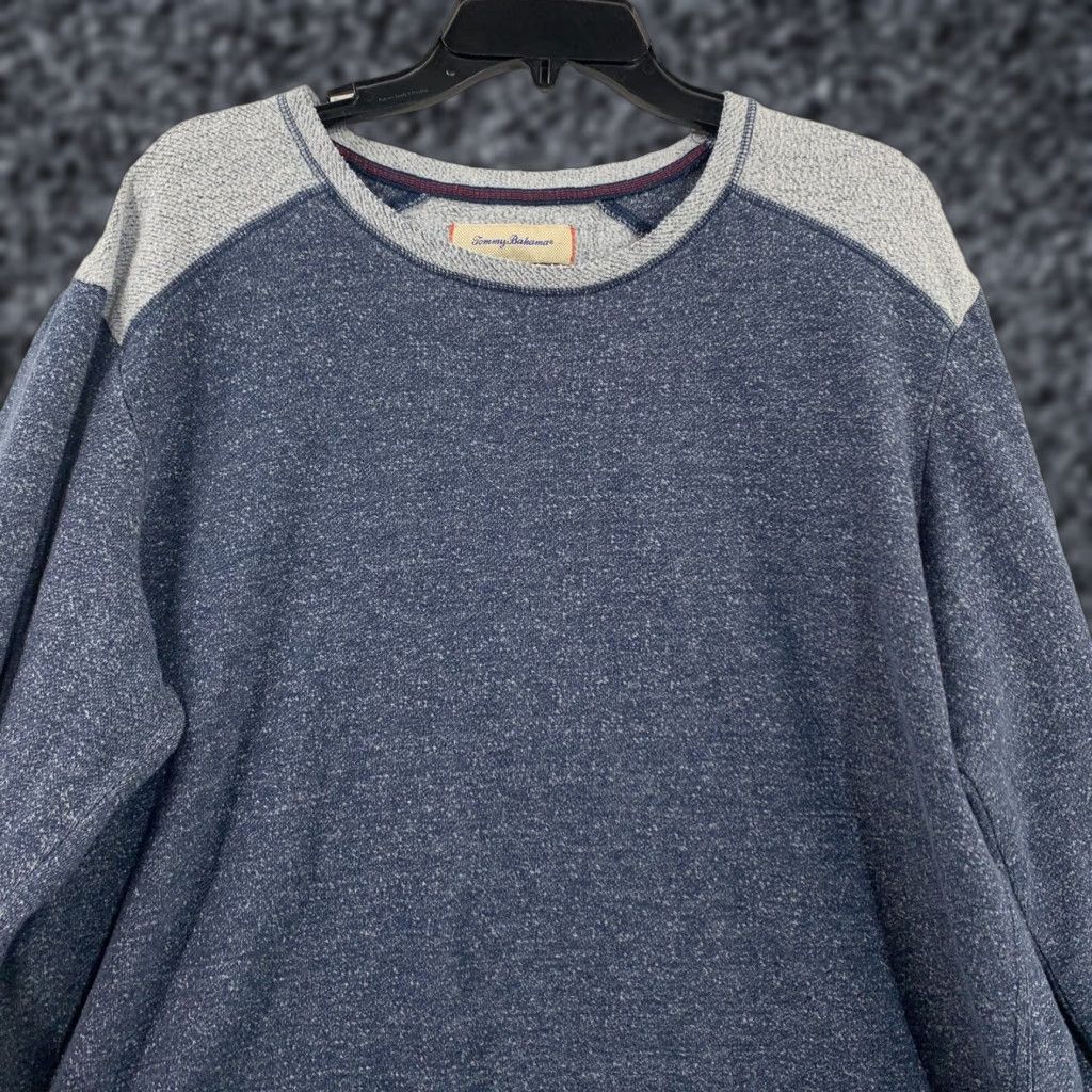 Tommy Bahama Tommy Bahama Sweater Mens 2XL Blue Lightweight Silk Blend Pullover Crew Neck Casual Knit Size US XXL / EU 58 / 5 - 1 Thumbnail
