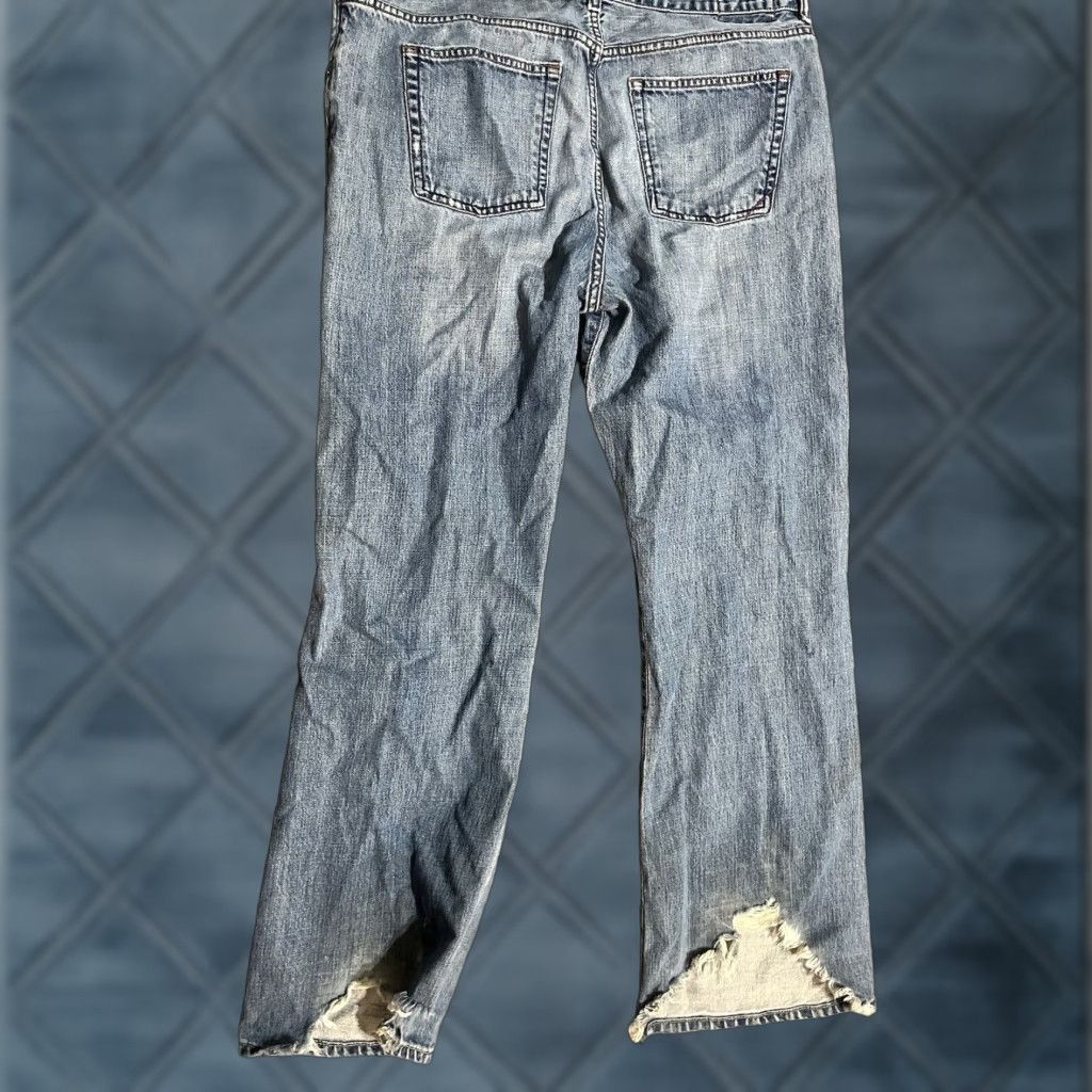 Banana Republic Banana Republic Jeans Mens 36x32 Denim Regular Straight City Preppy USA Cotton Blend Stretch Waist 35in Gray Vintage No 90s? Size US 36 / EU 52 - 1 Thumbnail