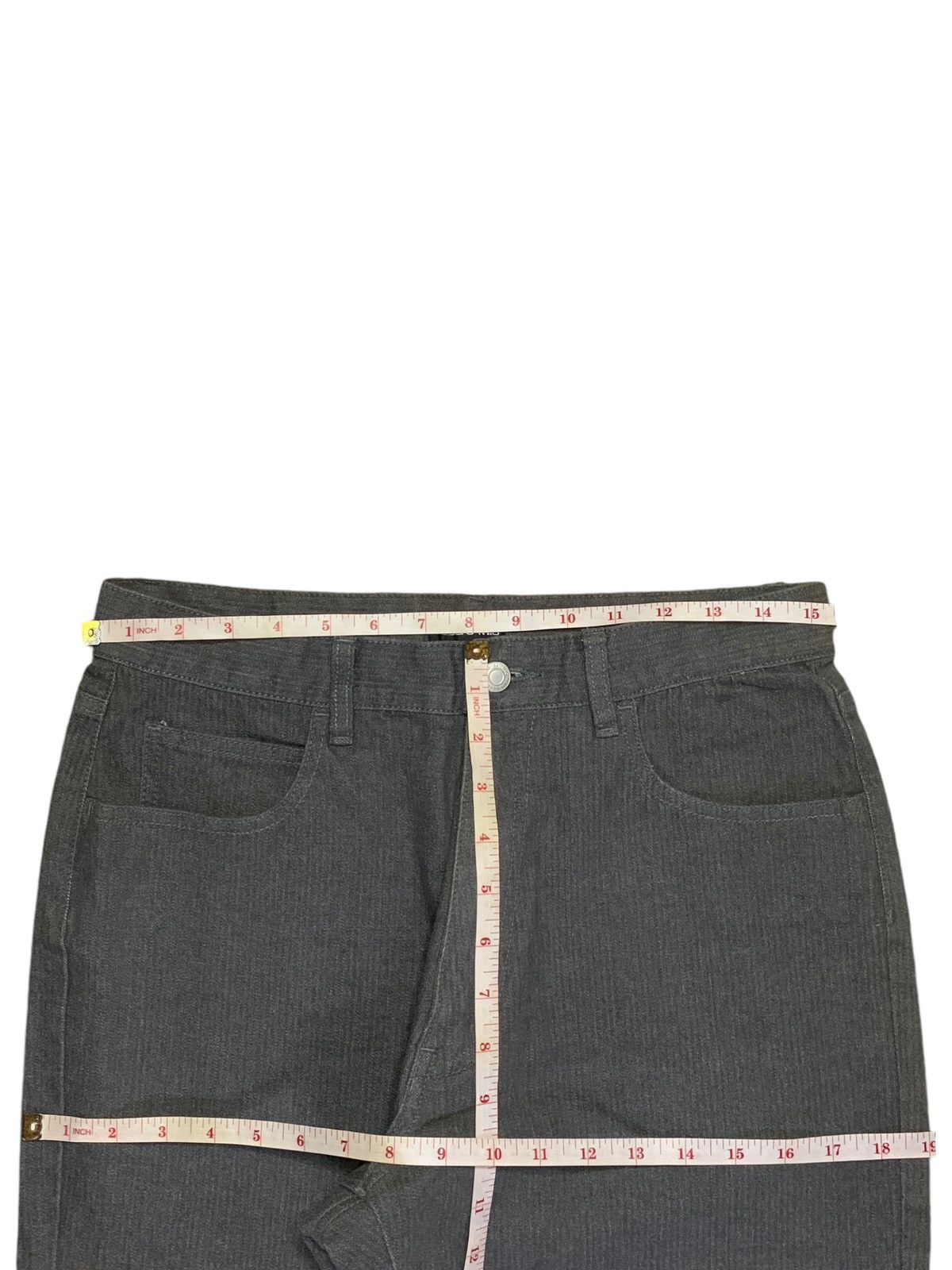 Japanese Brand SALES🔥Vintage Japanese Brand Striped Style Baggy Jeans Size US 31 - 12 Thumbnail