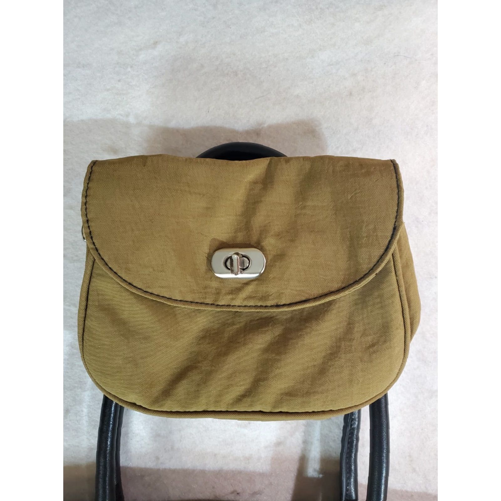 Vintage Baggallini Classic Oversized Travel Tote Matching Clip-on Purse Olive Green Size ONE SIZE - 3 Thumbnail