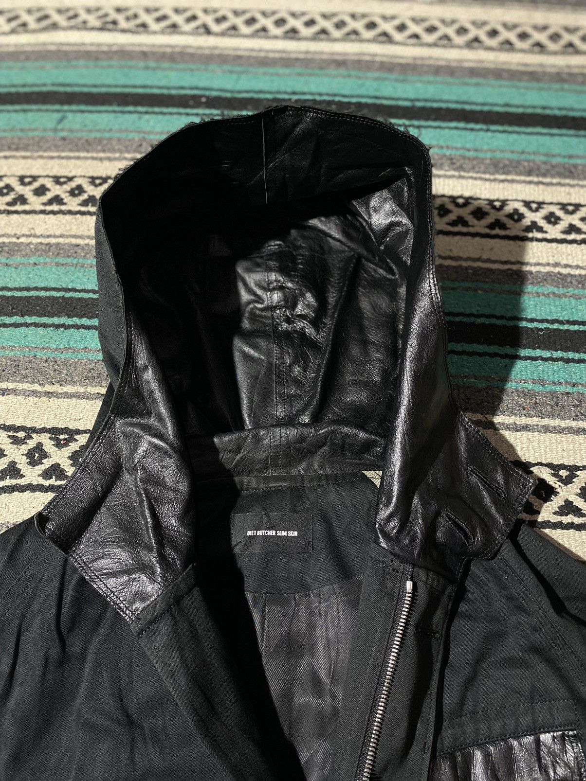 Diet Butcher Slim Skin AW2015 "Feather to Snow" Sheep Leather Parka Size US M / EU 48-50 / 2 - 11 Thumbnail