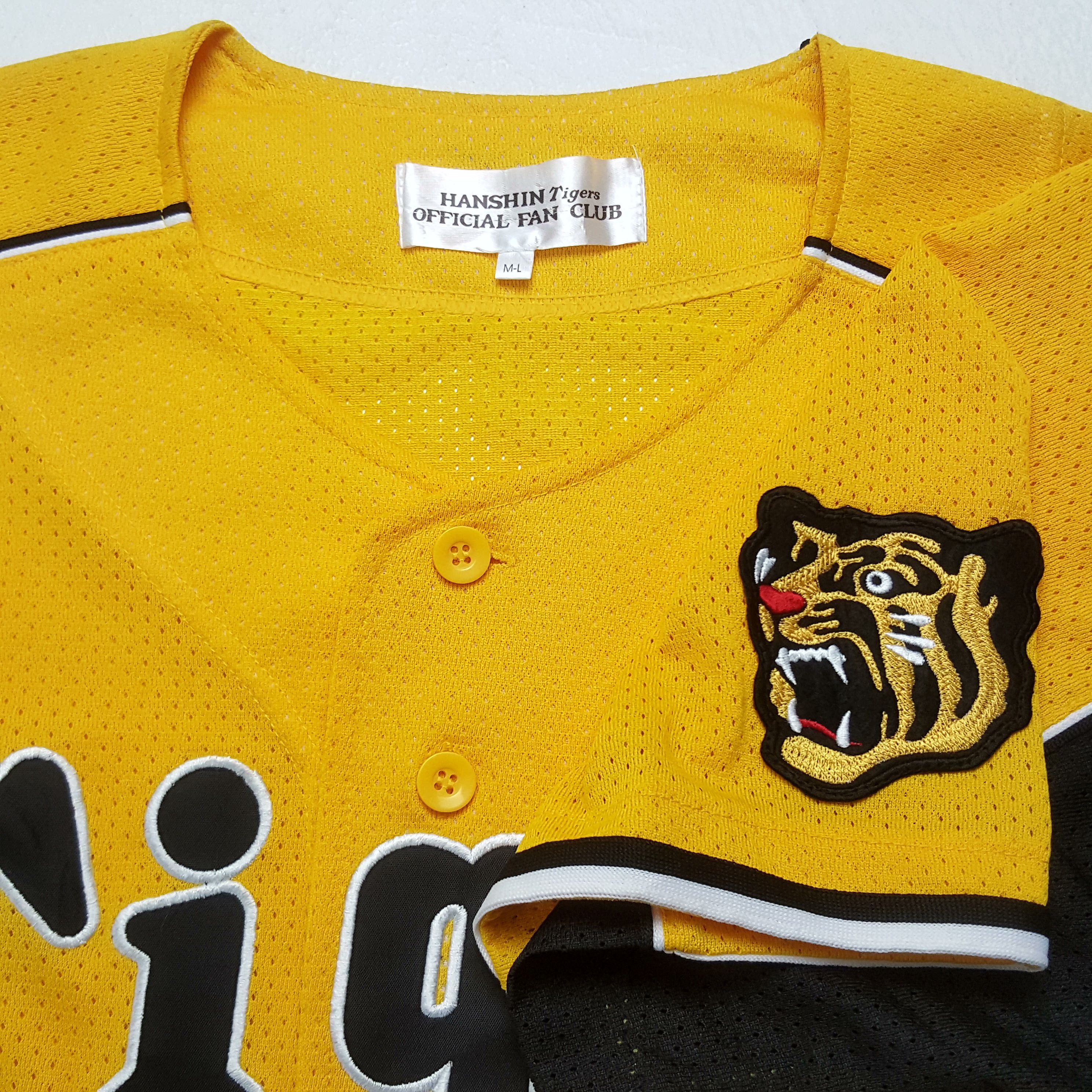 MLB Vintage Hanshin Tigers Japanese Baseball Jersey C294N28 Size US M / EU 48-50 / 2 - 5 Thumbnail
