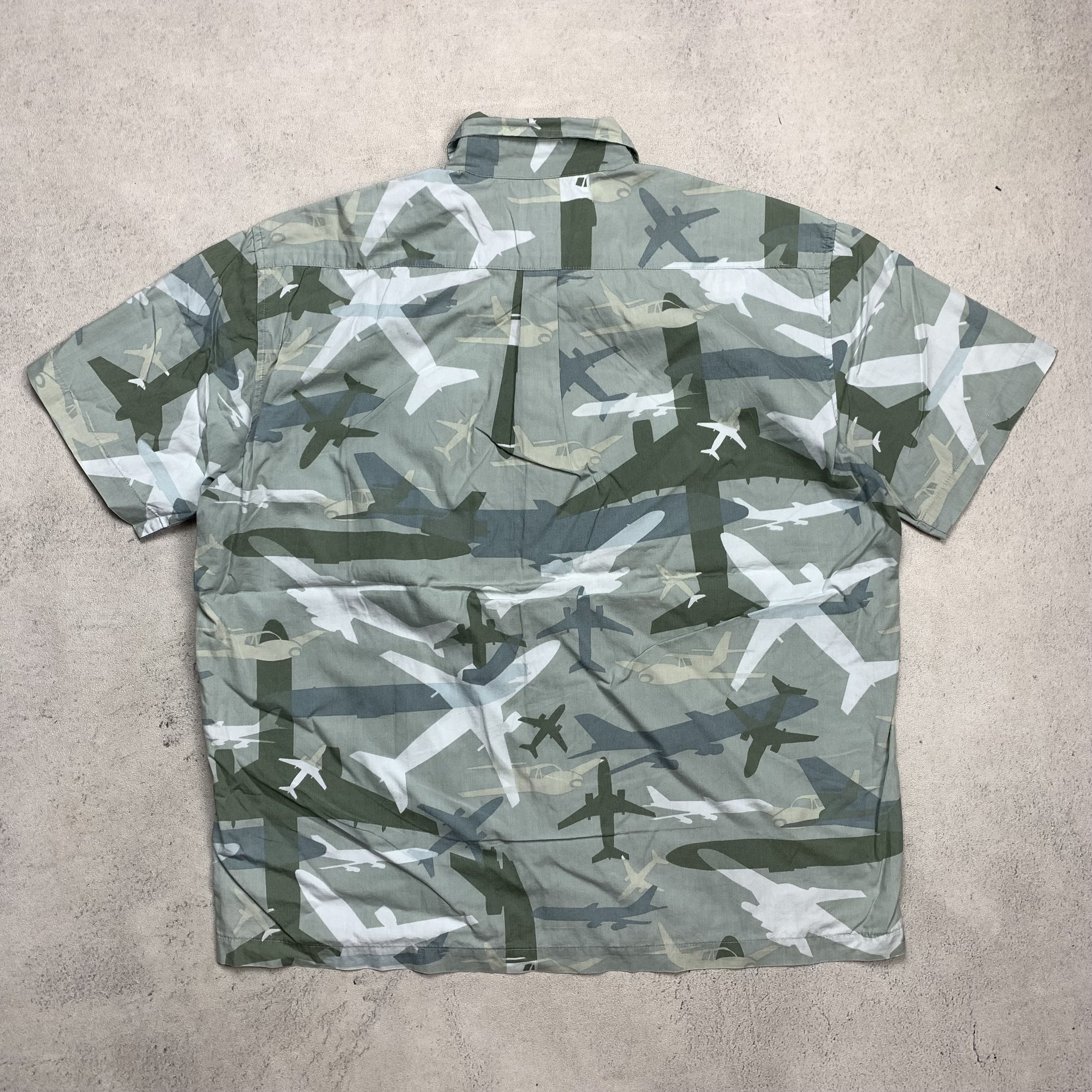 Stussy Stussy Plane Over Print Button Up Shirt Size US M / EU 48-50 / 2 - 2 Thumbnail