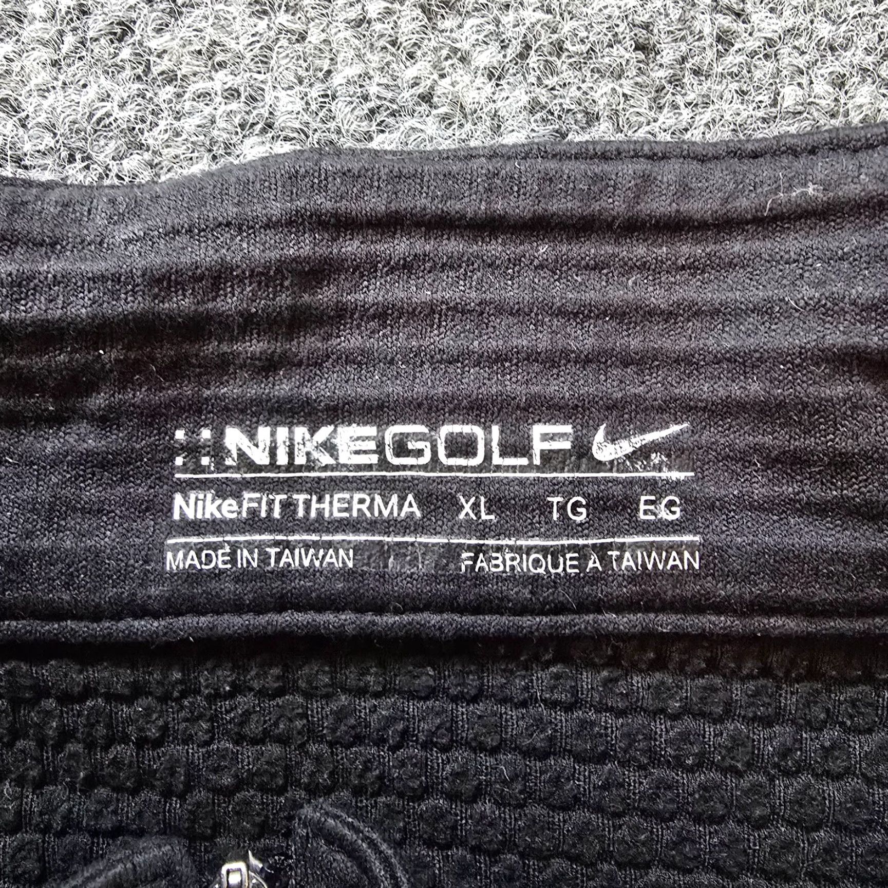 Nike Nike Jacket Mens XL Black Golf 1/4 Zip Thermafit Lined Casual Athleisure Size US XL / EU 56 / 4 - 3 Thumbnail
