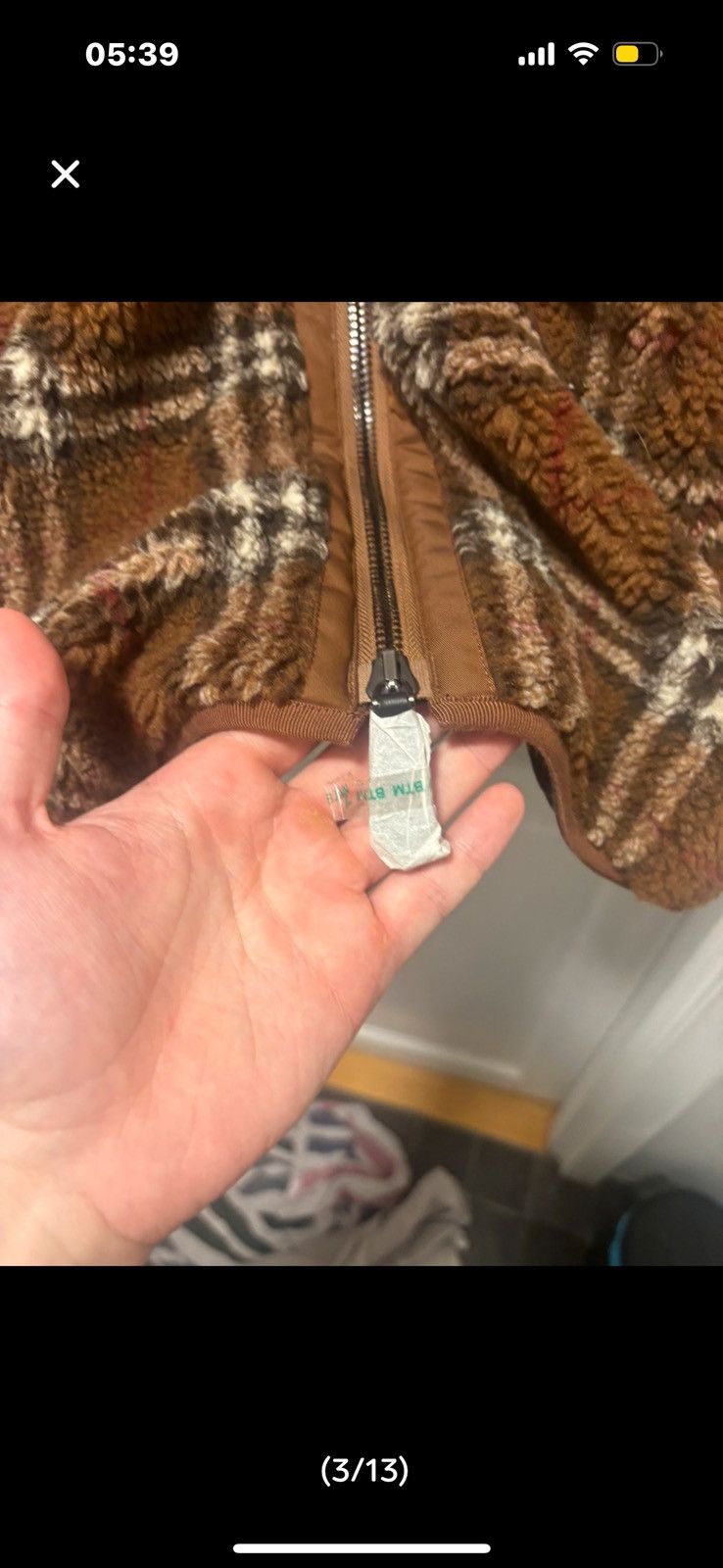 Burberry Fleece (new ) Size US XL / EU 56 / 4 - 2 Thumbnail