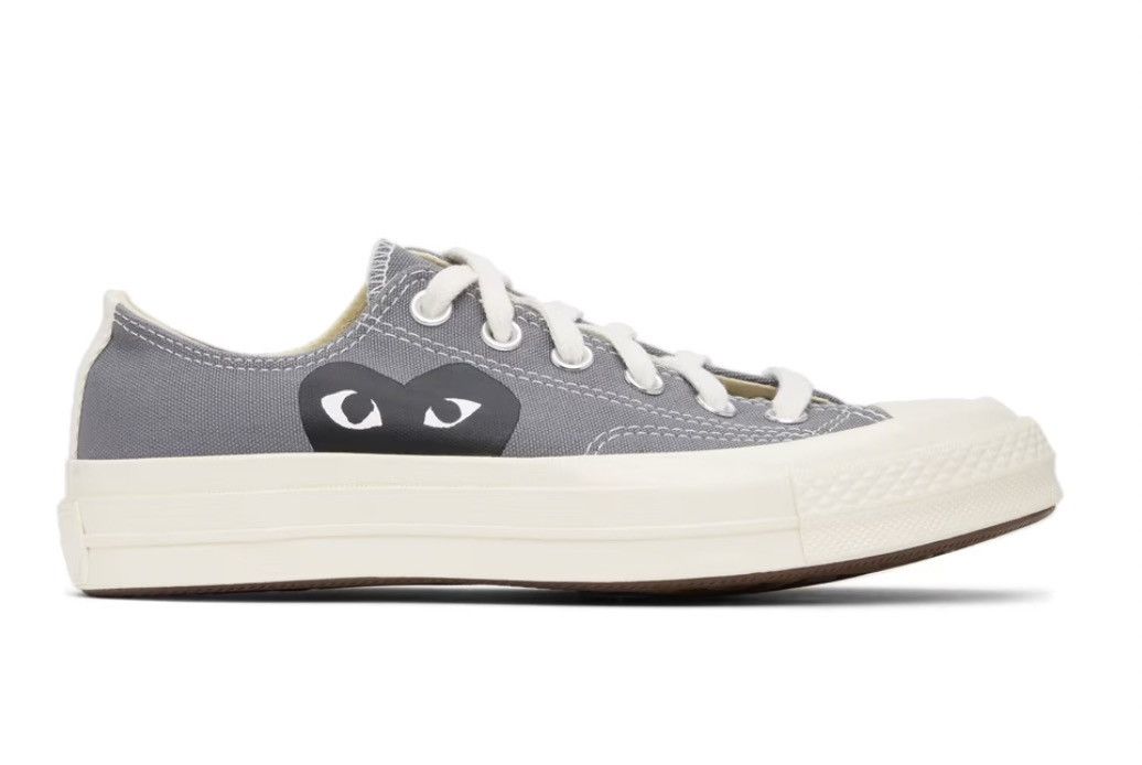 Comme des Garcons PLAY COMME des GARÇONS PLAY Converse Half Heart Chuck 70 Sneakers Size US 7 / EU 40 - 1 Thumbnail