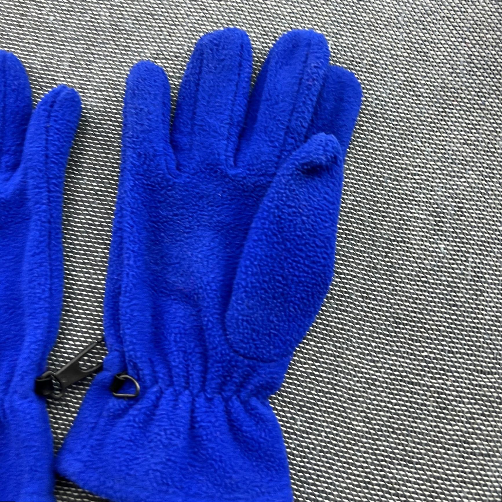 Nike VINTAGE Nike Fleece Gloves Size XS Running Blue Swoosh Sports Size XS / US 0-2 / IT 36-38 - 2 Thumbnail