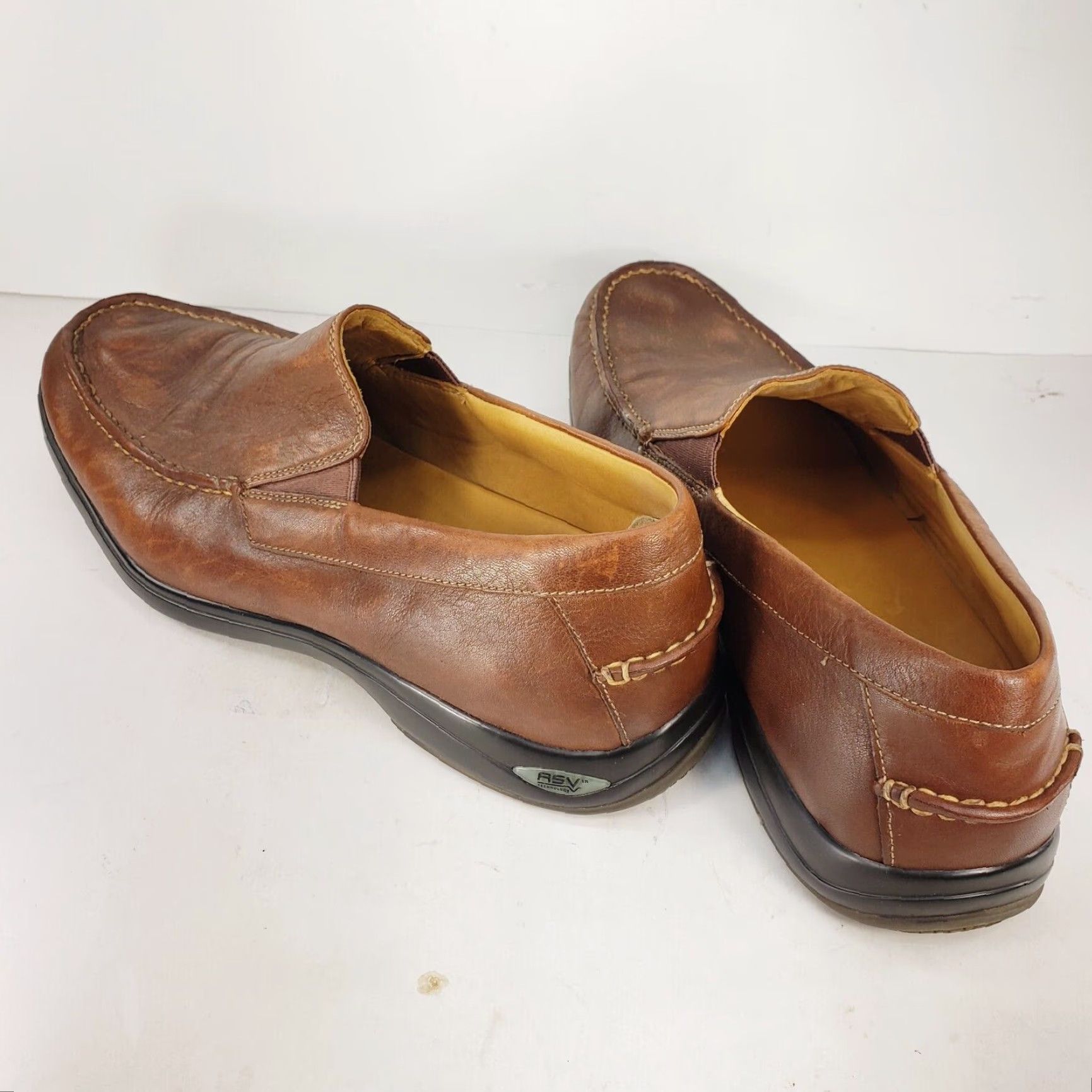 Sperry Sperry Top-Sider Gold Cup Brown Leather Slip On Loafer Size 11M Mens Navy Going Out Casual Marine Vintage No Size US L / EU 52-54 / 3 - 5 Thumbnail