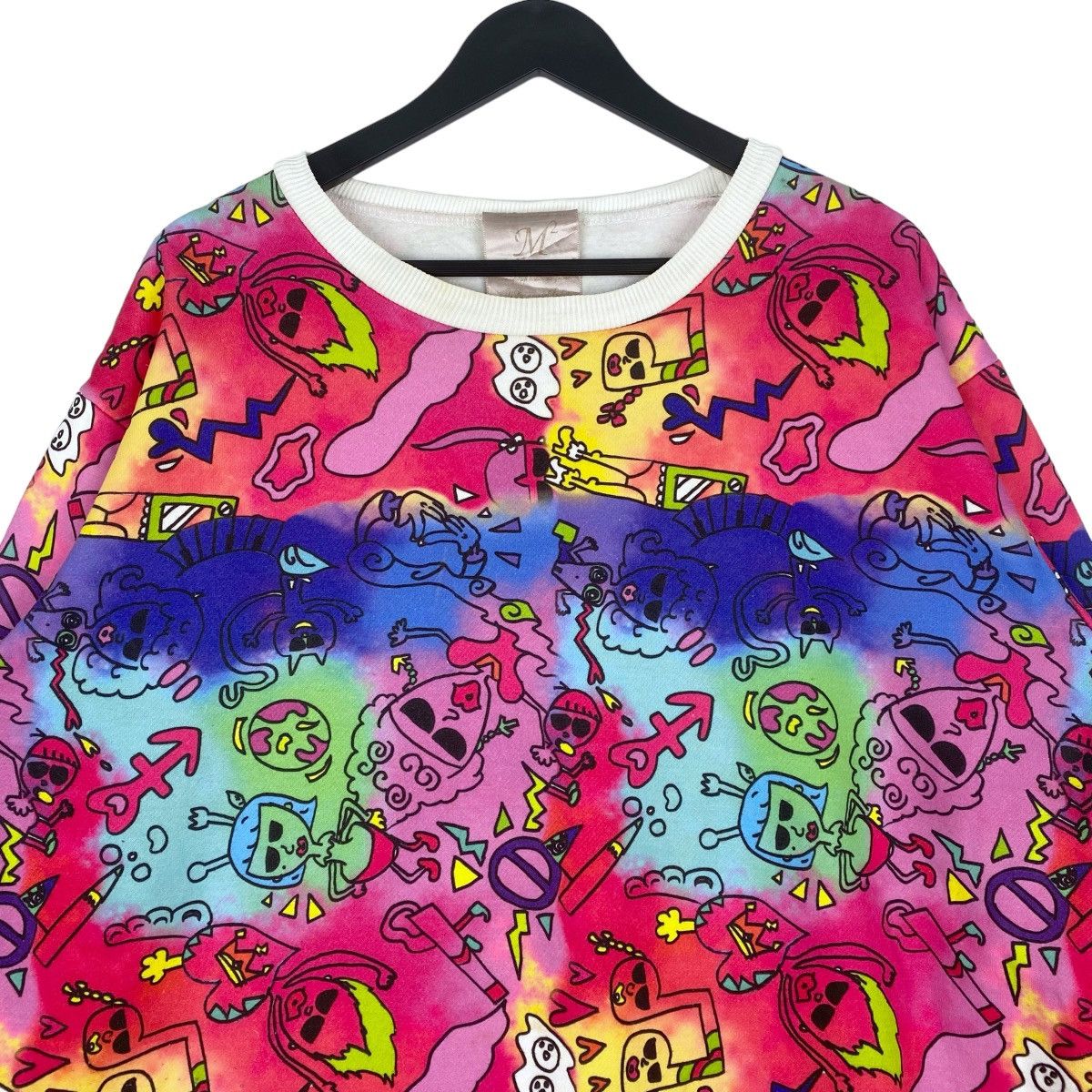 Designer × Vintage Miauler Mew Full Print Sweatshirt Crewneck Pullover Jumper Size US L / EU 52-54 / 3 - 2 Thumbnail