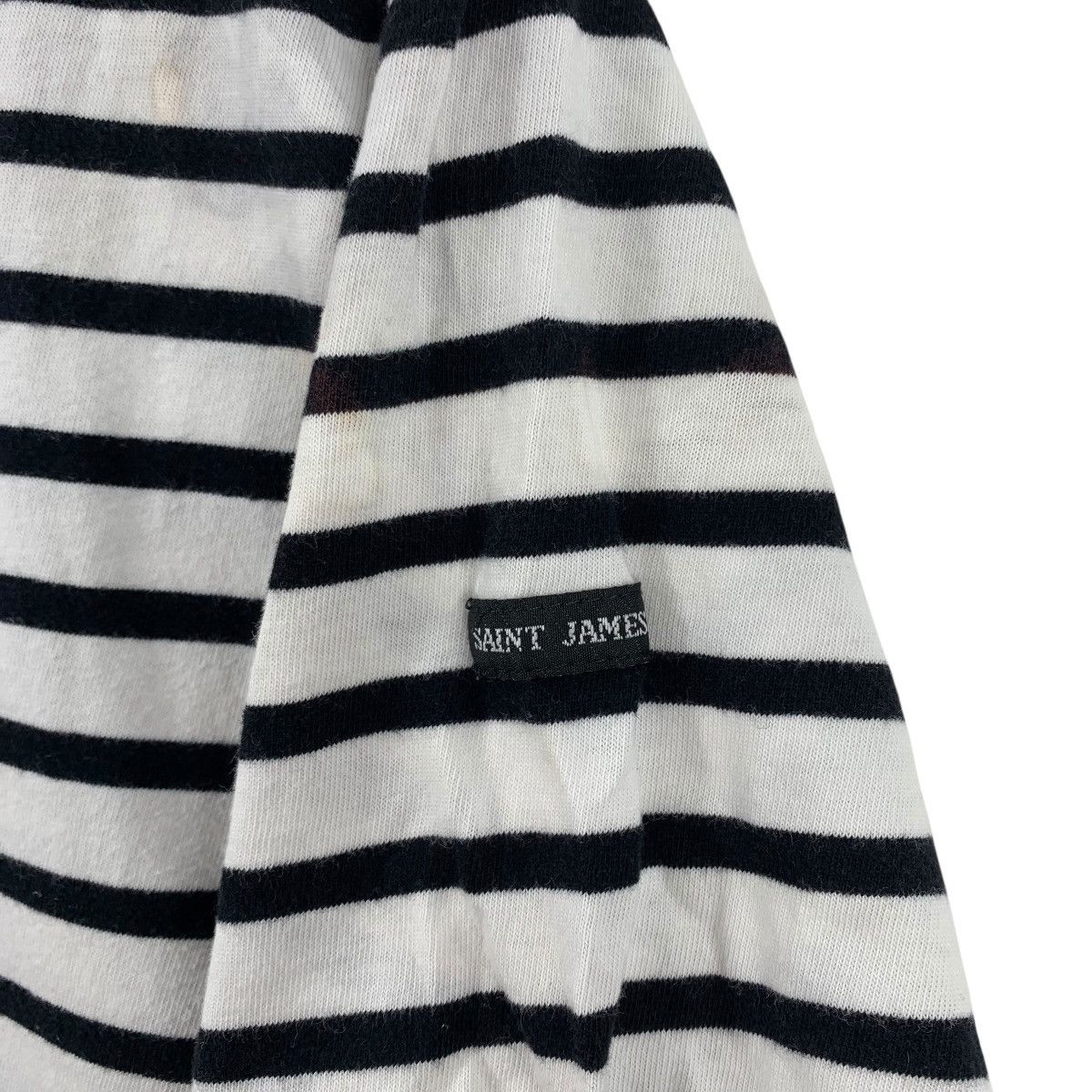 Saint James SAINT JAMES Depuis 1889 FRANCE Stripes Short Sleeve Tshirt Size US S / EU 44-46 / 1 - 3 Thumbnail