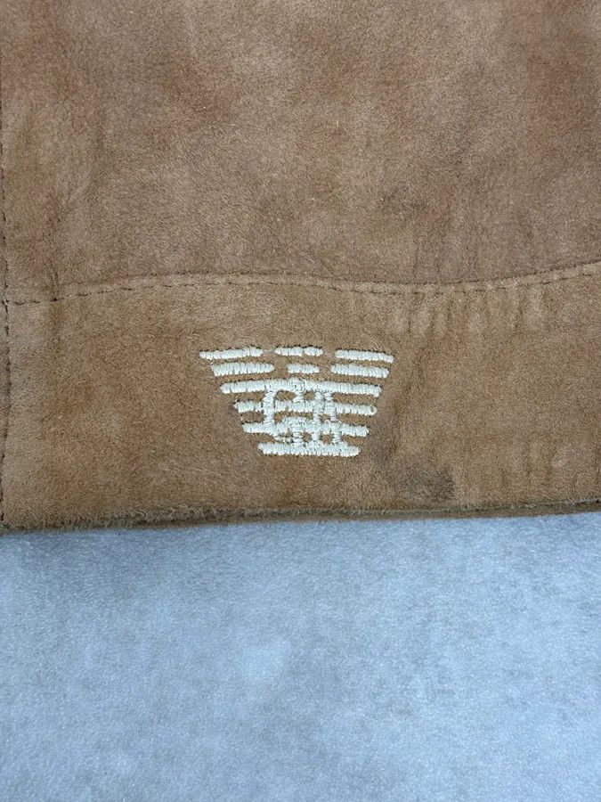Emporio Armani SS2004 Emporio Armani Beige Suede Leather Jacket Size US M / EU 48-50 / 2 - 9 Thumbnail