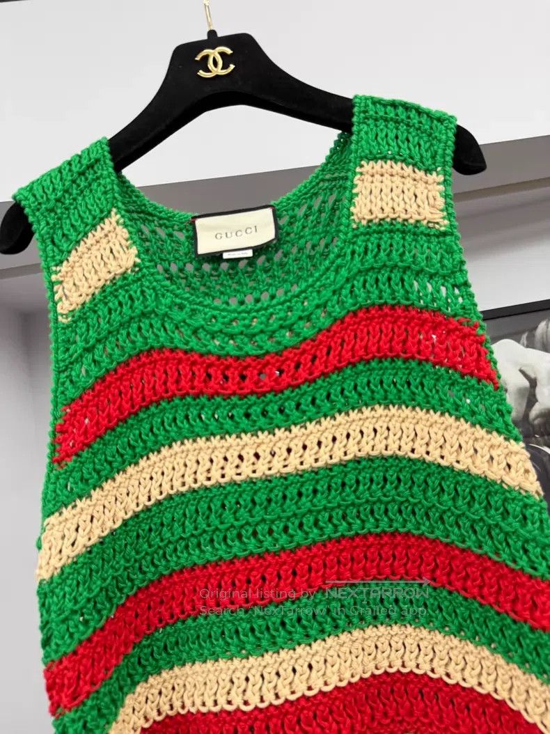 Gucci Gucci Colourful striped knitted vest Size XS / US 0-2 / IT 36-38 - 2 Thumbnail