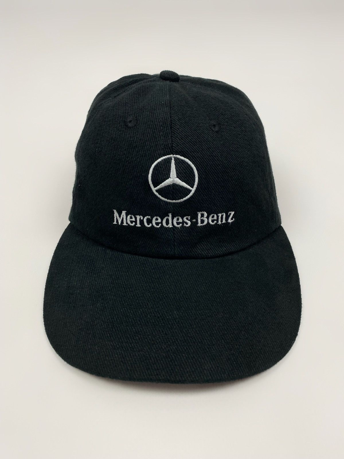 Mercedes-Benz 2000’s Vintage Mercedes Benz Embroidered Logo Strapback Hat Size ONE SIZE - 2 Thumbnail
