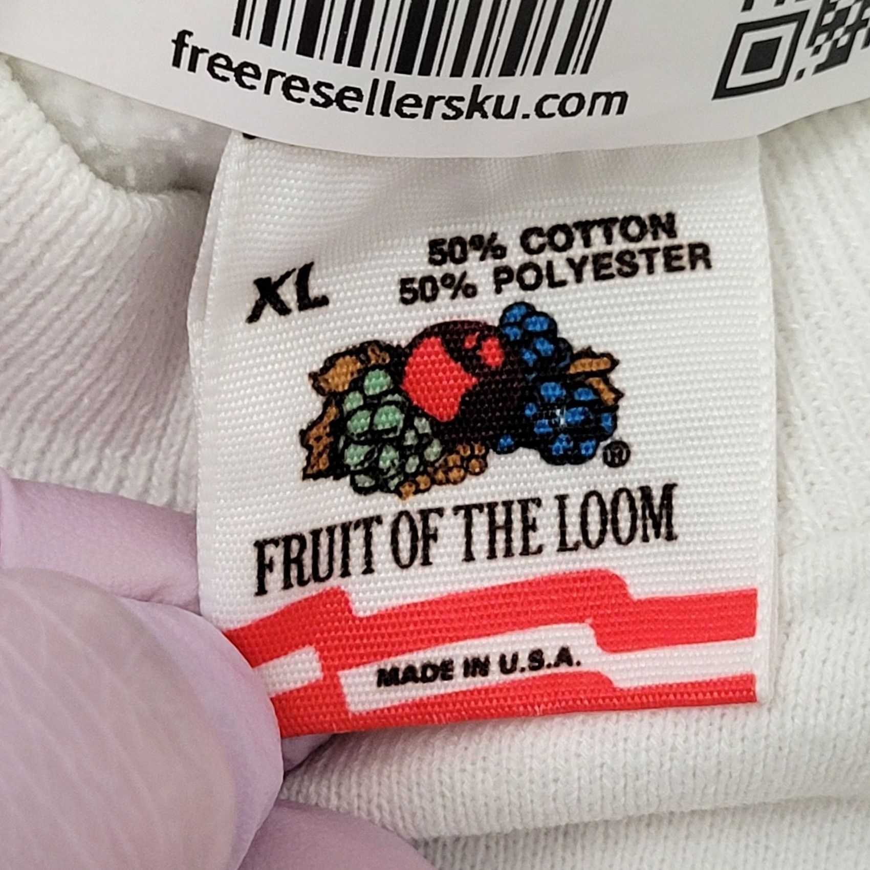 Fruit Of The Loom VINTAGE Noid Sweatshirt Womens XL 22x22 Raglan Boxy Crop White DOMINOS PIZZA Logo 80s 90s Graphic Pullover Crew Neck Size XL / US 12-14 / IT 48-50 - 6 Thumbnail
