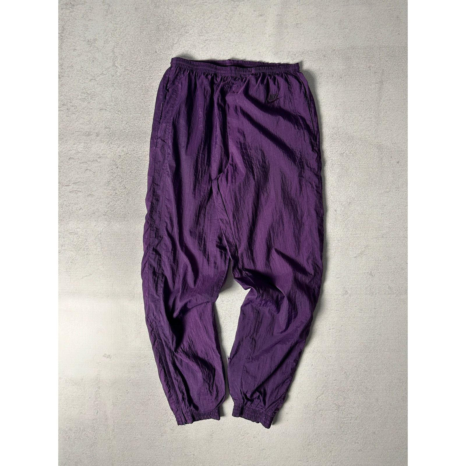 Nike Vintage 90s Nike Cuffed Track Pants - Men's Small Size US 28 / EU 44 - 1 Thumbnail