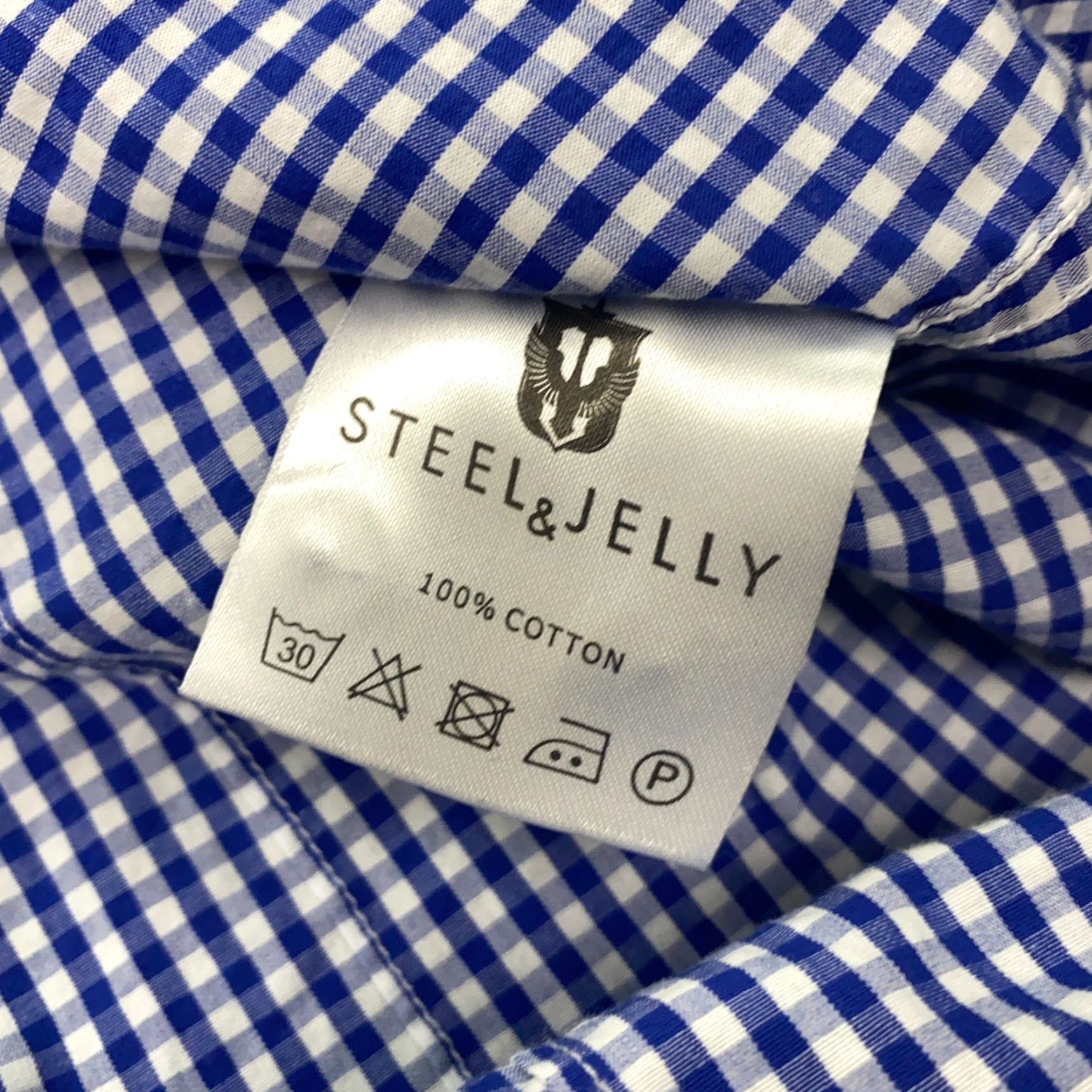 Footjoy VINTAGE FootJoy Shirt Mens L Blue Plaid Button-Down 90s Cowboy Western Style, Cotton Shirt Mens Large Blue, Long Sleeve, Button-Up, Regular Fit Size US L / EU 52-54 / 3 - 6 Thumbnail