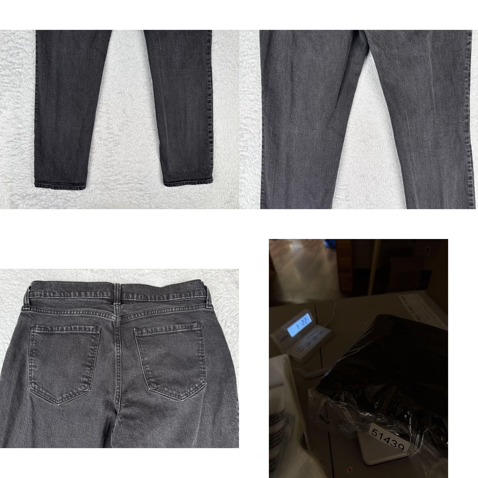 Old Navy Old Navy Jeans Women 8 Black Boyfriend Mid Rise Straight Leg Stretch Denim 30x27 Size 30" / US 8 / IT 44 - 10 Thumbnail