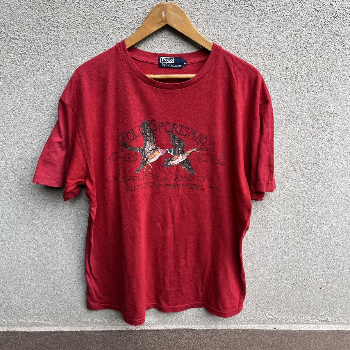 Polo Ralph Lauren Vintage POLO SPORTSMAN tee ralph lauren Size US L / EU 52-54 / 3 - 1 Thumbnail