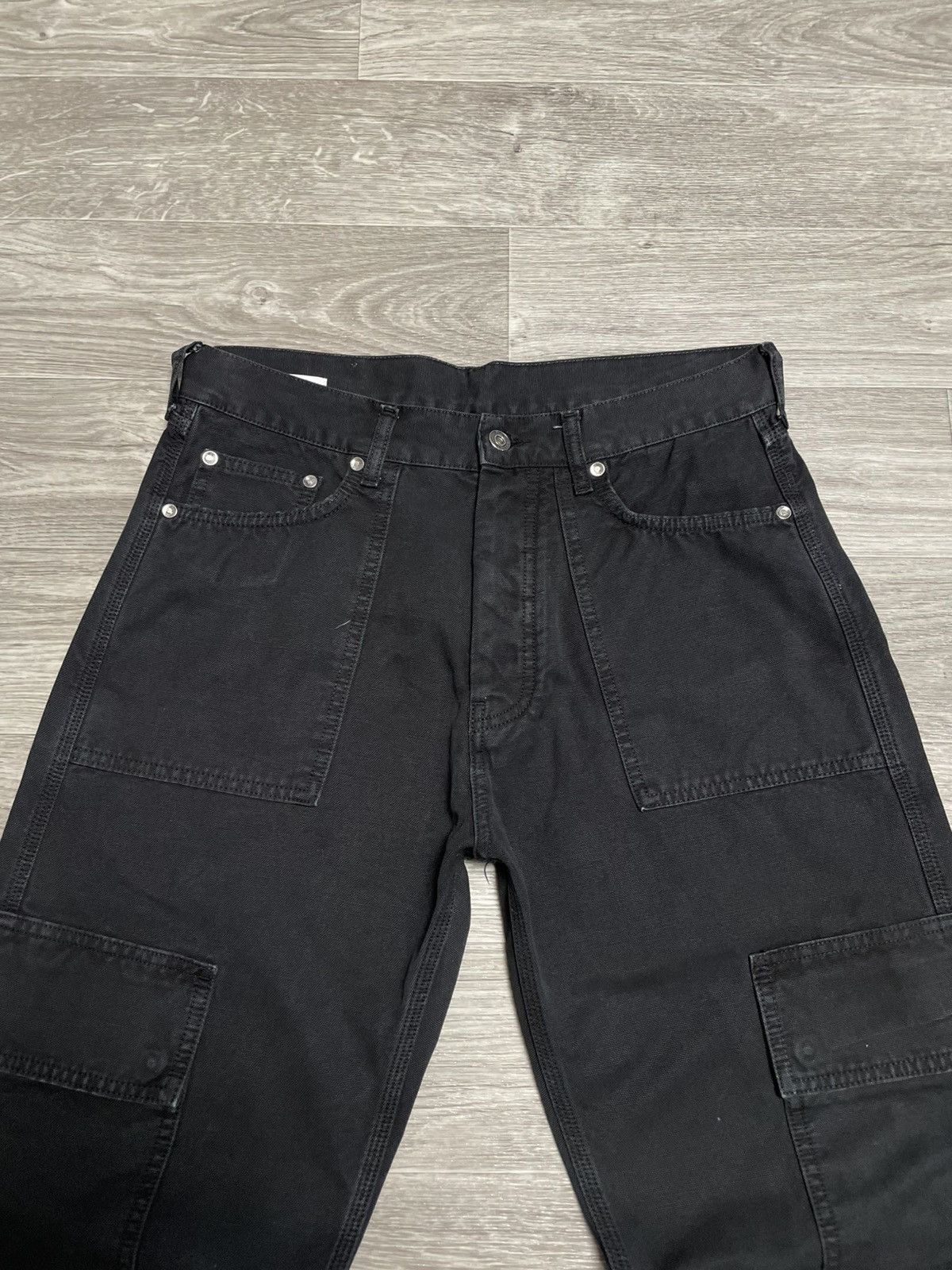 Off-White Off White Black Cargo Jeans Size US 32 / EU 48 - 2 Thumbnail