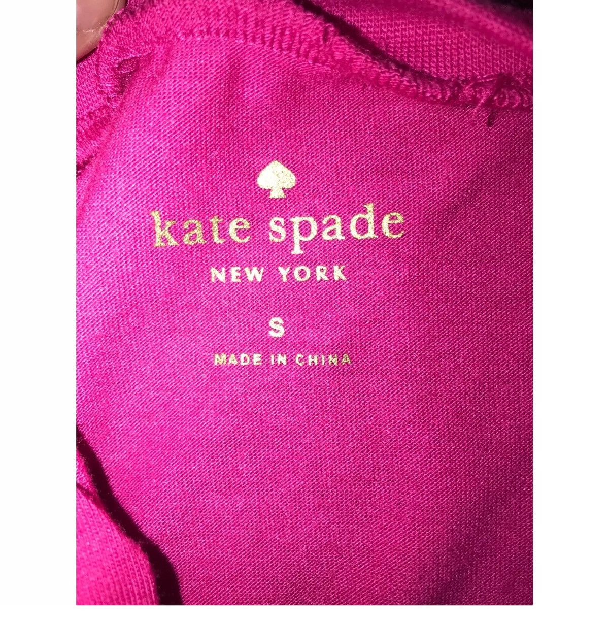Kate Spade Kate Spade Dress Fancy Meeting You Bow Jersey cotton Pink Size S / US 4 / IT 40 - 9 Thumbnail